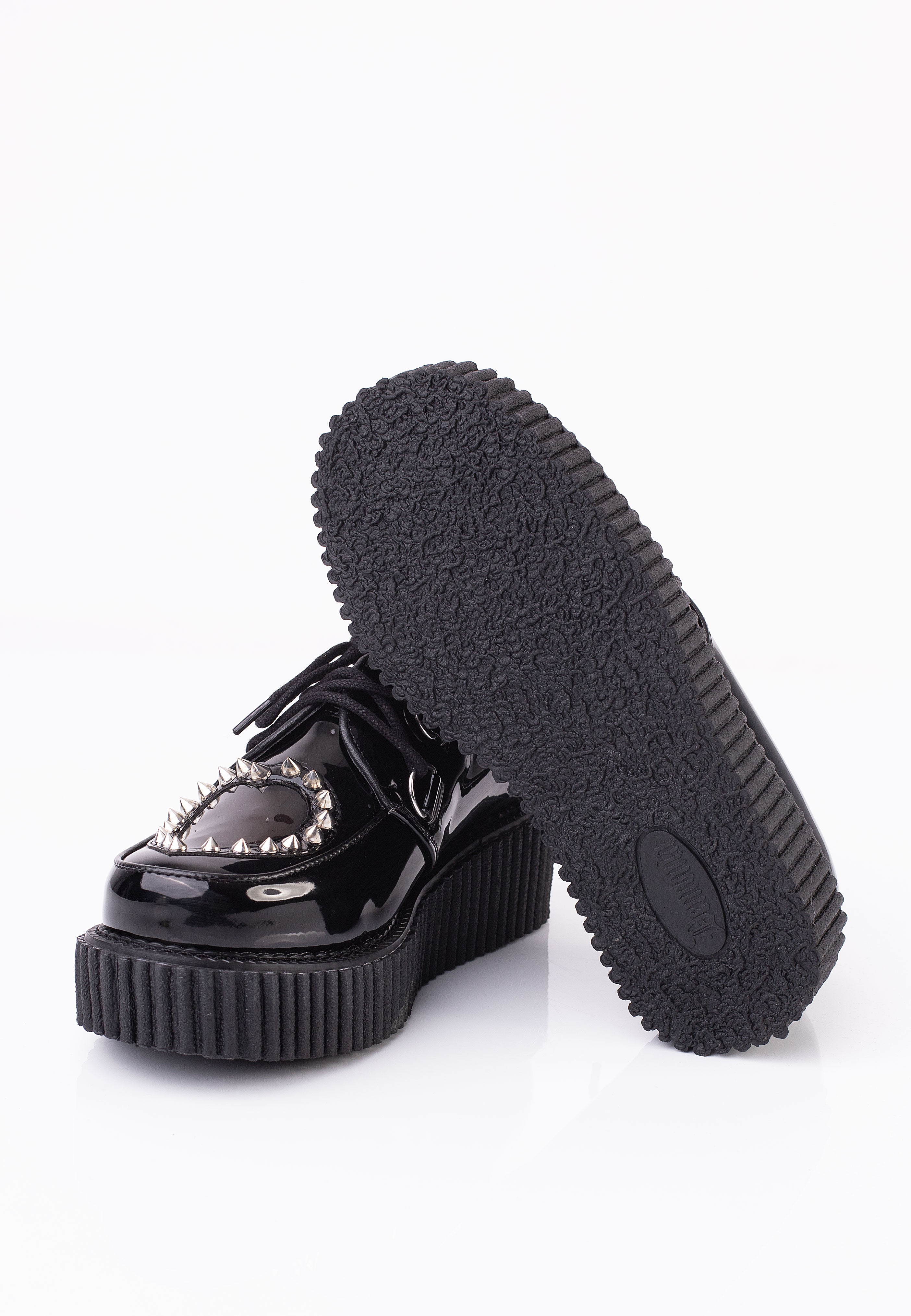 DemoniaCult - Creeper 108 Pointed Studs Black - Girl Shoes | Women-Image
