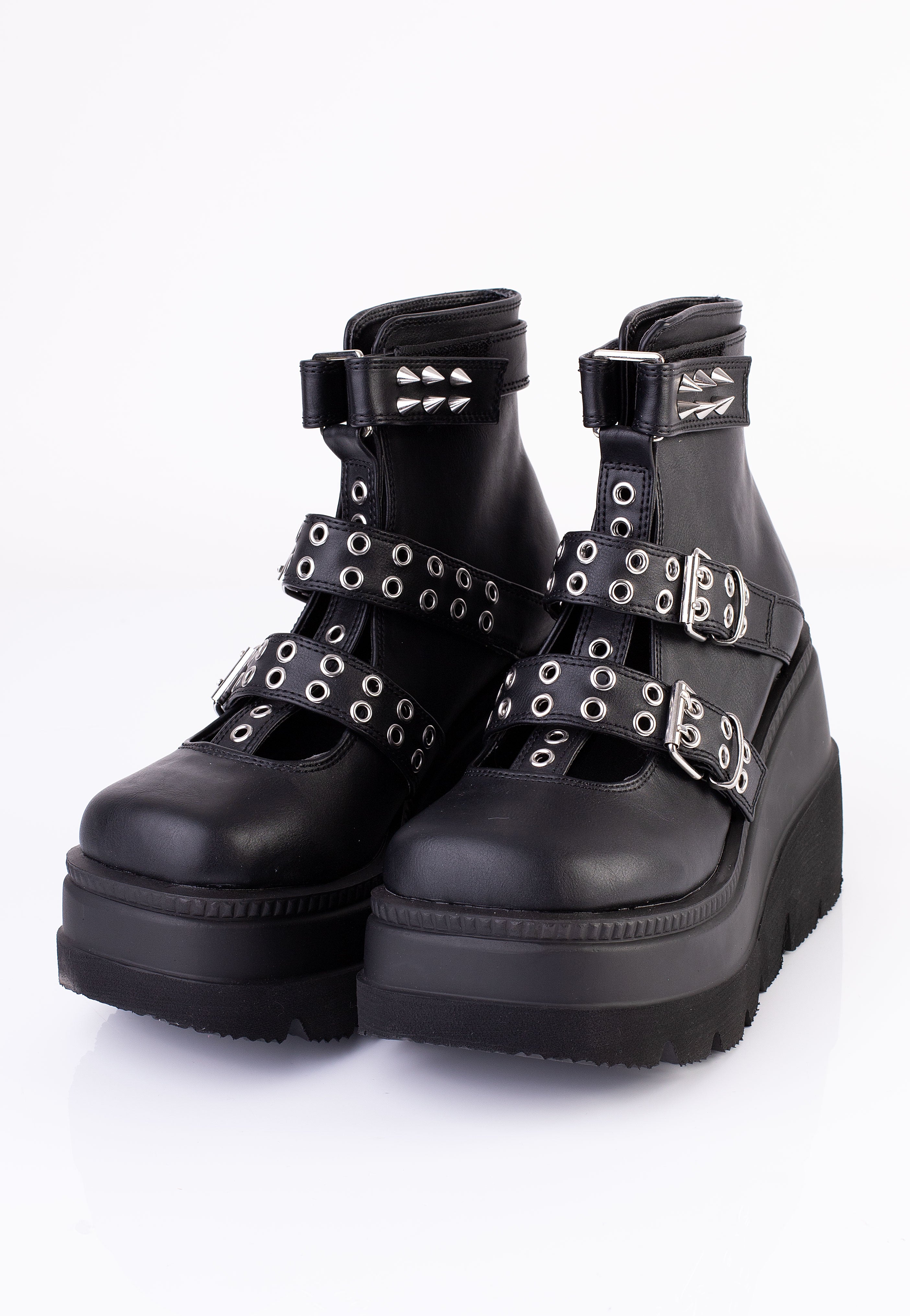 DemoniaCult - Shaker 62 Black Vegan Leather - Girl Shoes