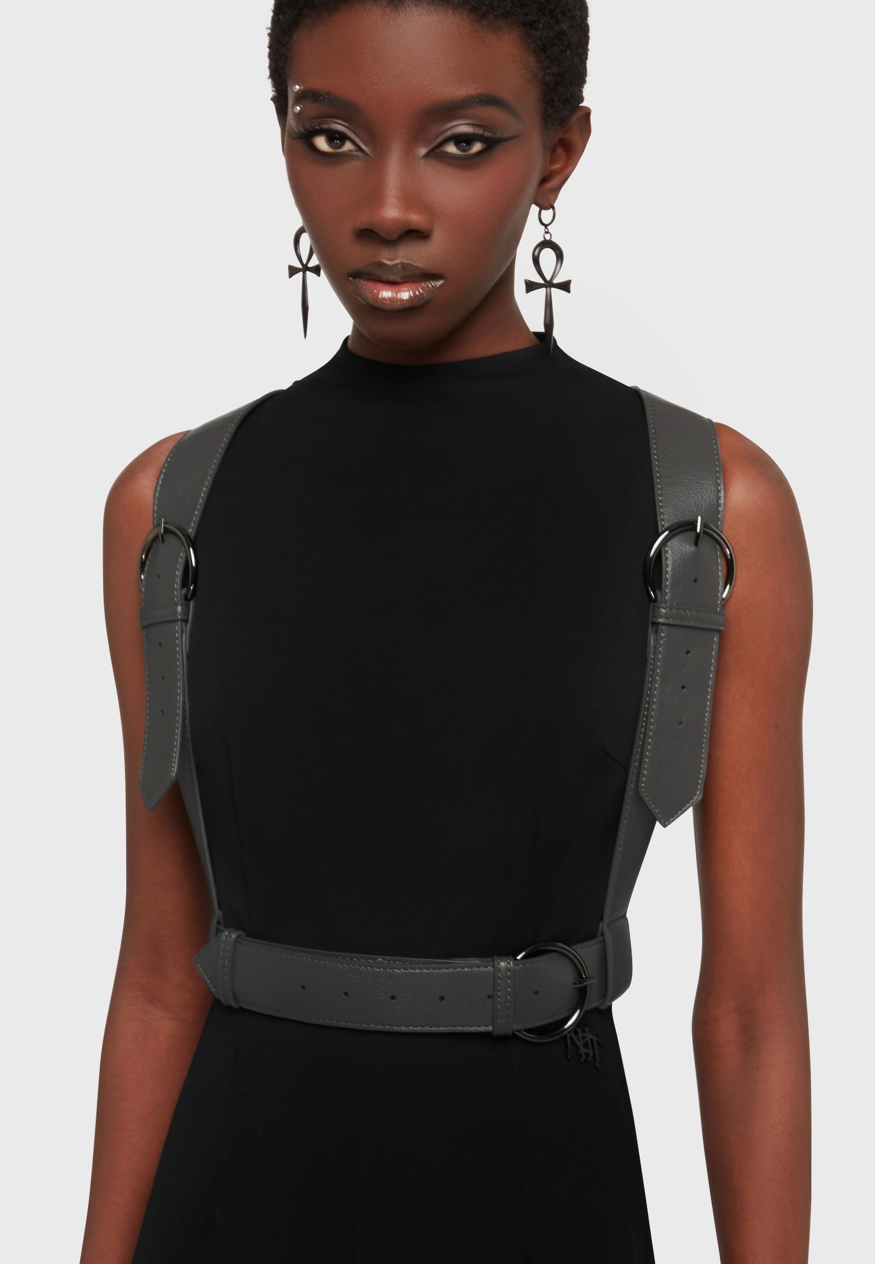 Killstar x Kihilist - Desolate Spirit Grey - Harness | Neutral-Image