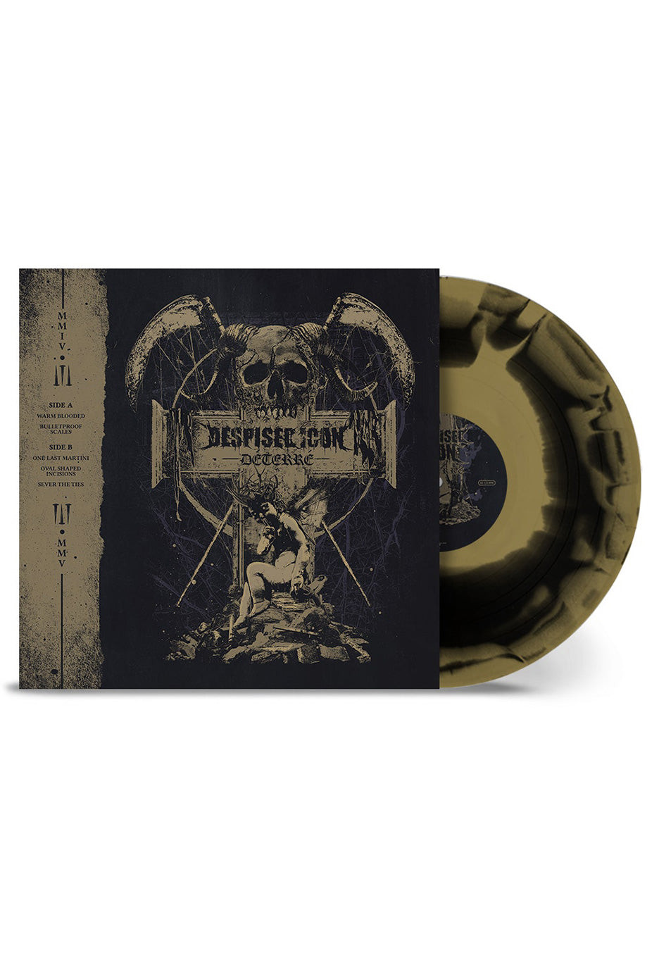 Despised Icon Déterré Gold/Black Swirl Colored 10 Inch