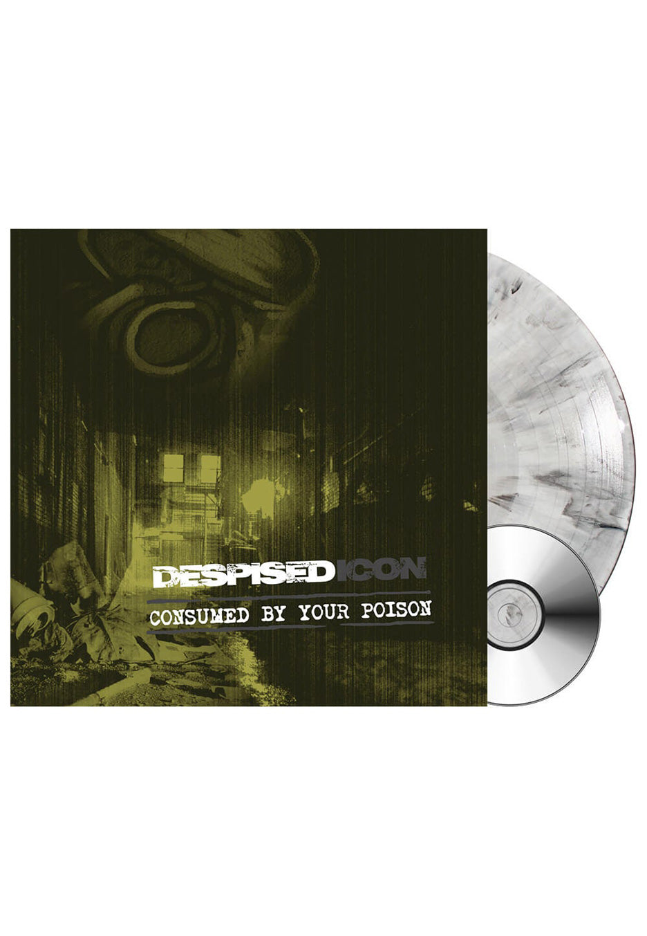 Despised Icon - Consumed By Your Poison White/Black - Marbled Vinyl +  CD