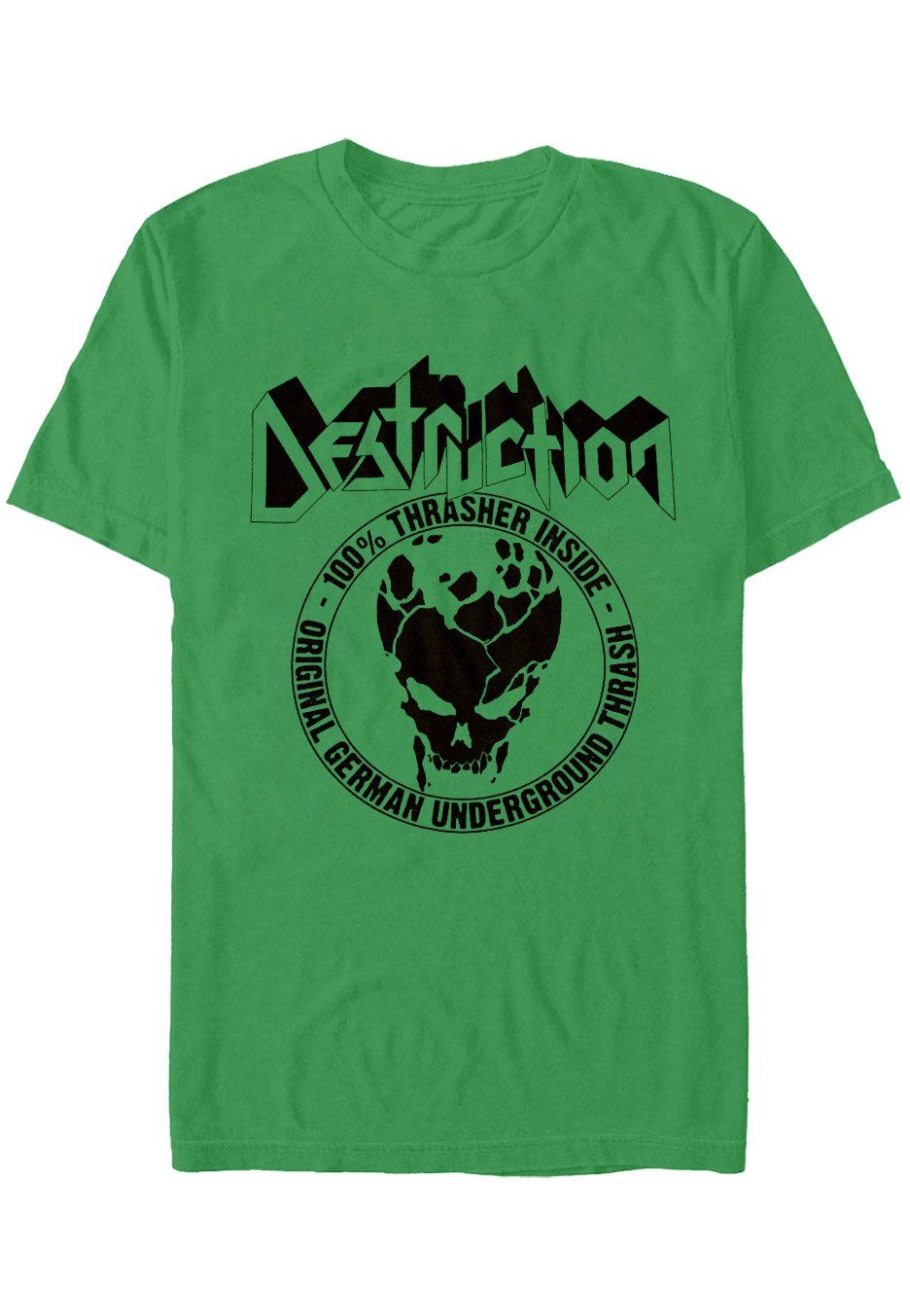 Destruction - 100% Thrasher Inside Green - T-Shirt