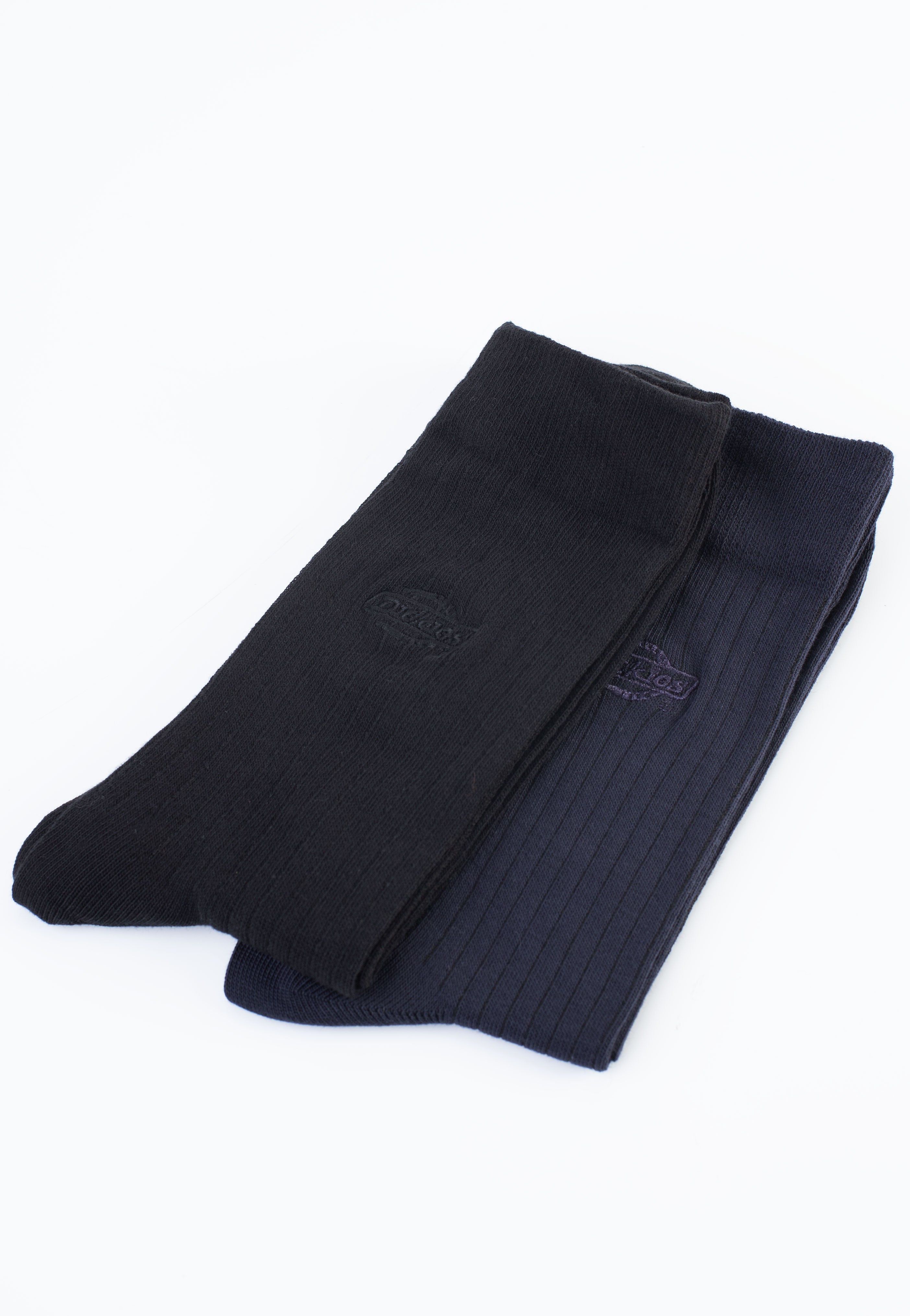 Dickies - Rib Pack Of 2 Black - Socks | Neutral-Image
