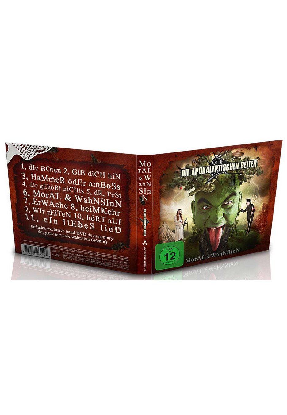 Die Apokalyptischen Reiter - Moral & Wahnsinn - Digipak CD + DVD