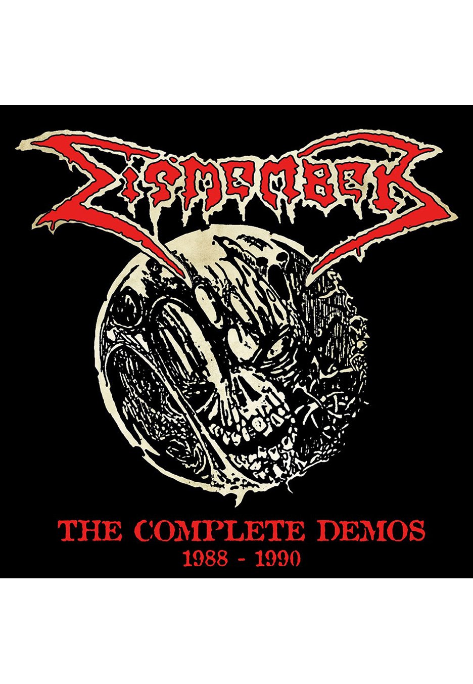 Dismember - The Complete Demos 1988-1990 Ltd. White w/ Red/Black - Splattered Vinyl