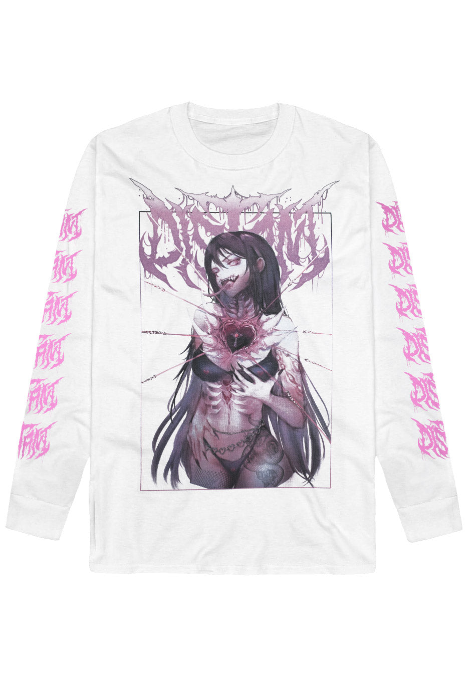 Distant - Daath White - Longsleeve | Neutral-Image