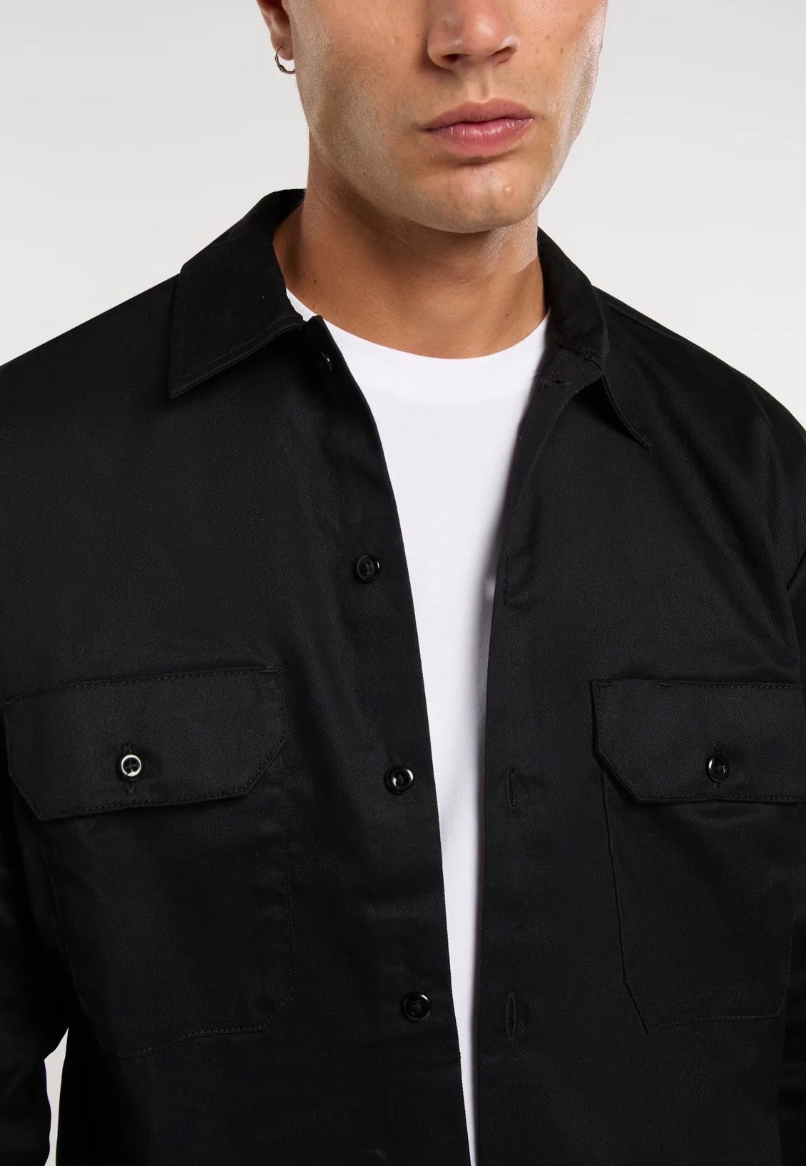 Dickies Work Shirt Rec Black Hemd