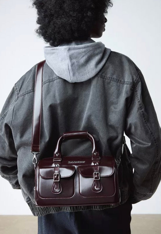 Dr. Martens - Top Handle Cherry Red Oxford Rub Off - Bag | Neutral-Image