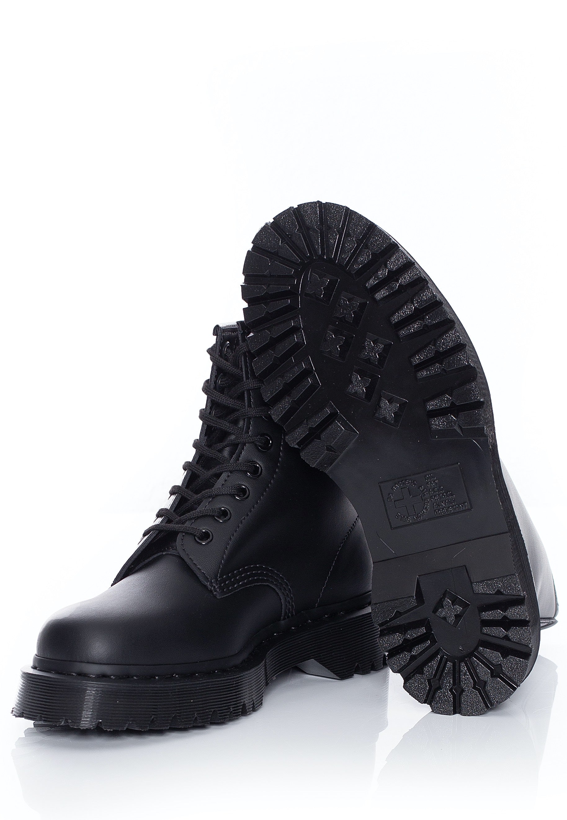 Dr. Martens - Vegan 1460 Bex Mono Black Felix Rub Off - Shoes