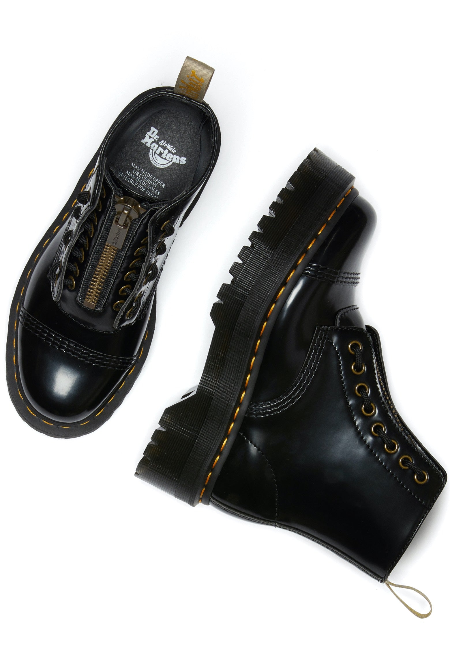Dr. Martens - Vegan Sinclair Black Oxford - Girl Shoes | Nuclear Blast
