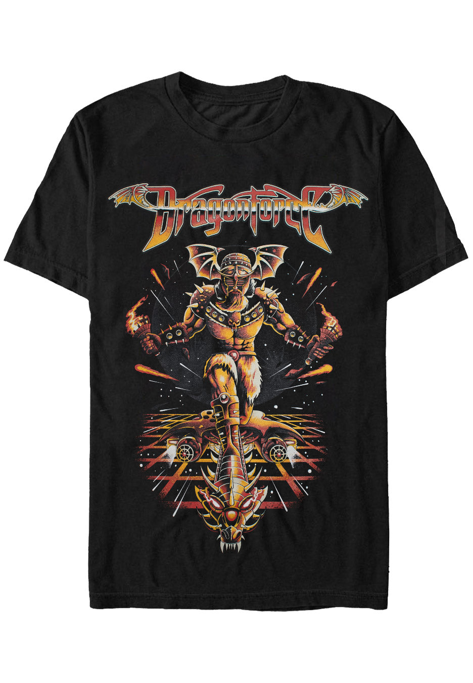 DragonForce - Viking Guitar Surfer - T-Shirt