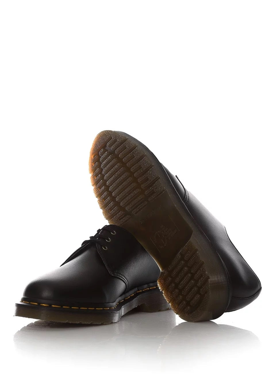 Dr. Martens - Vegan 1461 Black Felix Rub Off - Shoes | Neutral-Image