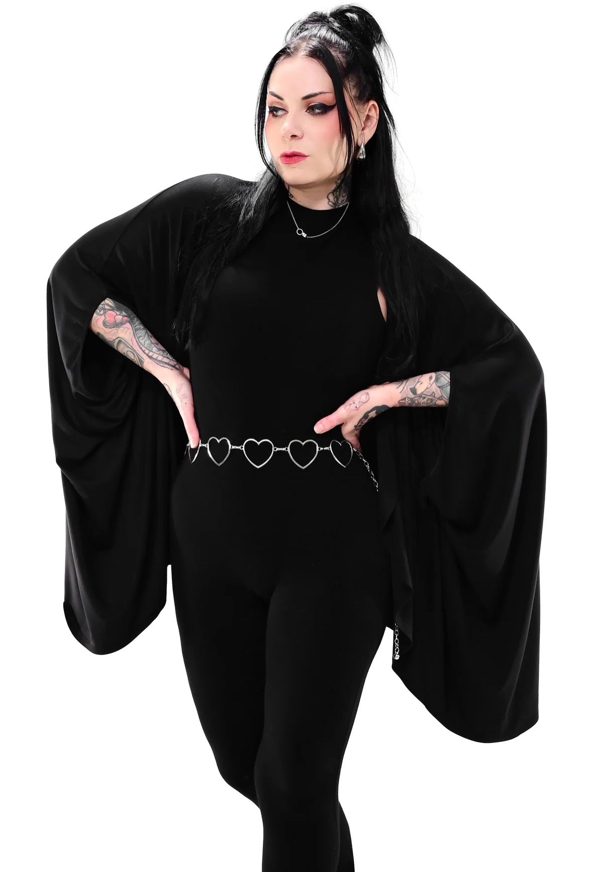 Foxblood - Batty Oversized Black - Cardigan | Women-Image