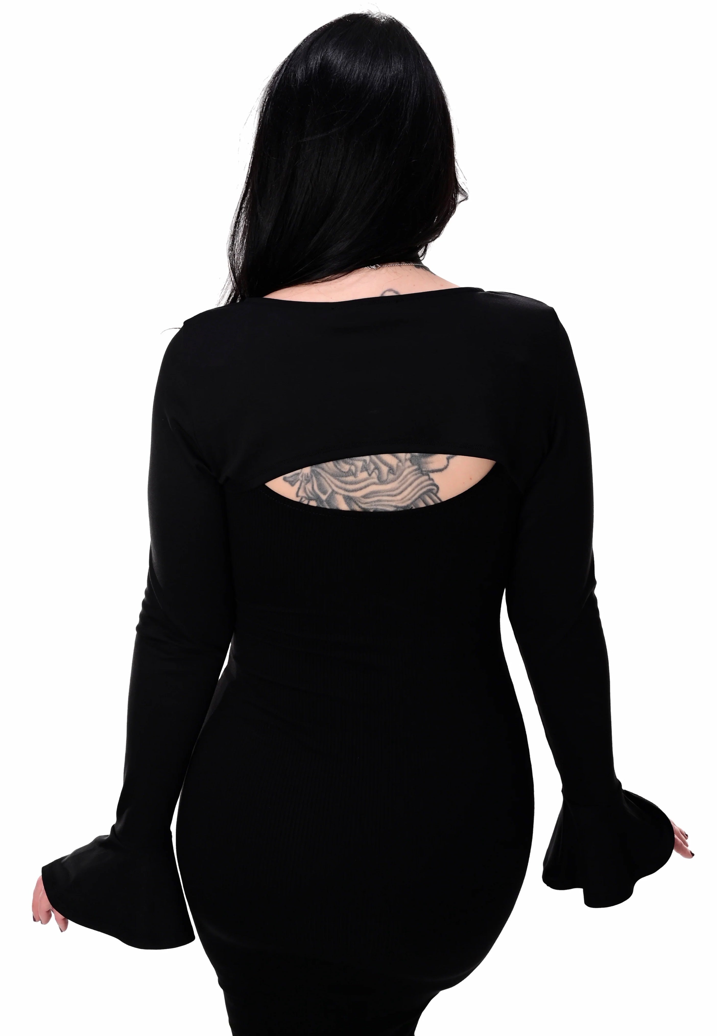 Foxblood - Mini Bell Sleeve Black - Top