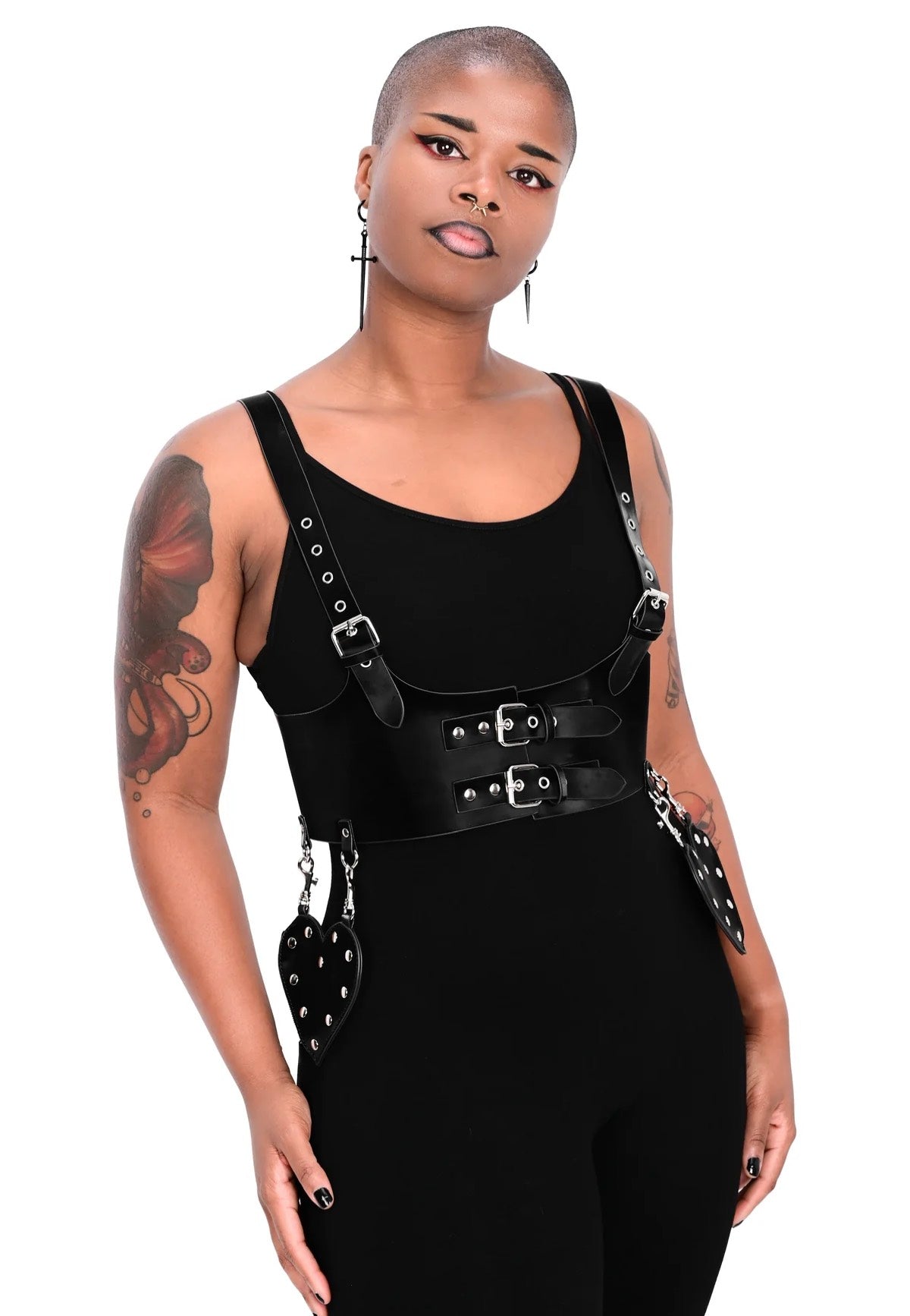 Foxblood - Heart Pocket Black - Harness | Neutral-Image