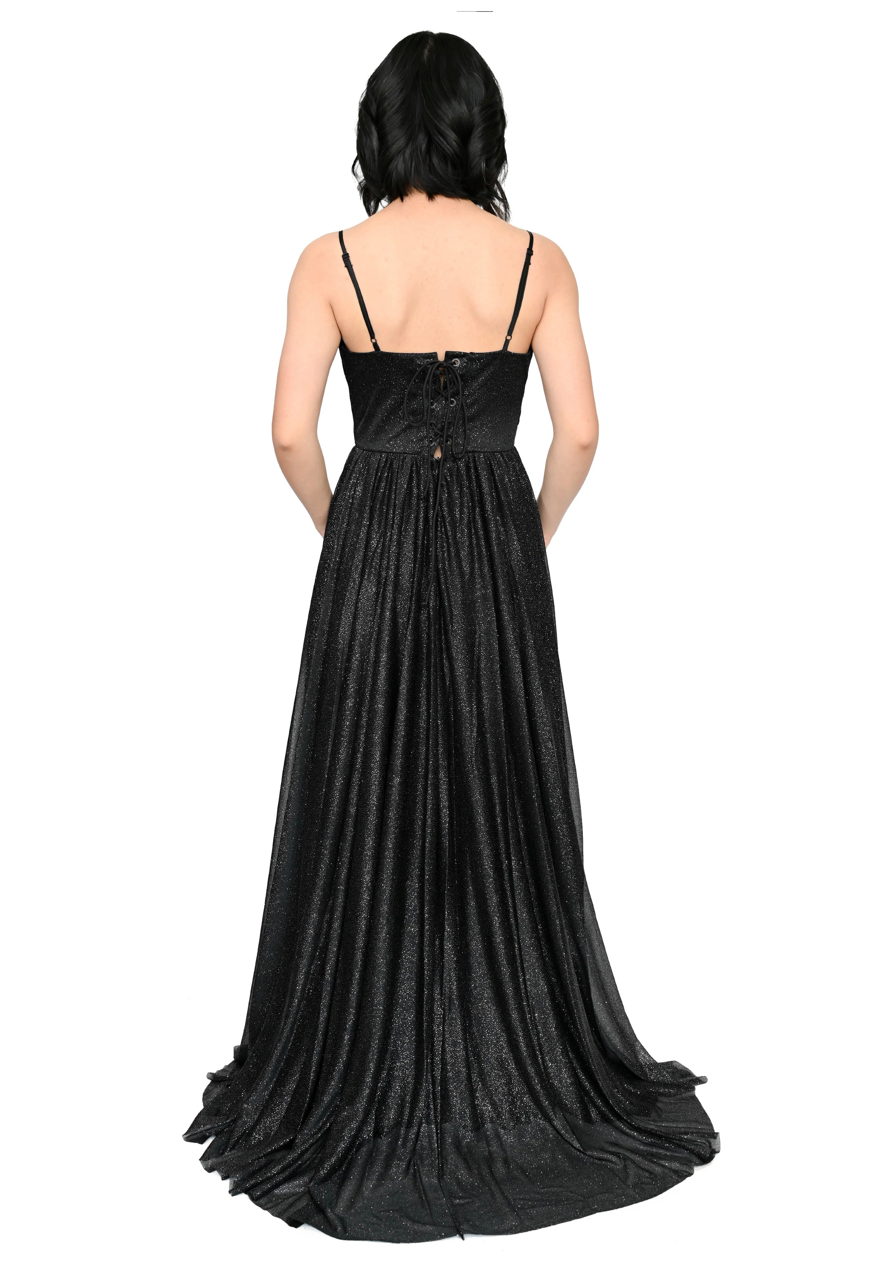 sachin and babi light blue dress Foxblood - Paris Evening Gown Black - Dress
