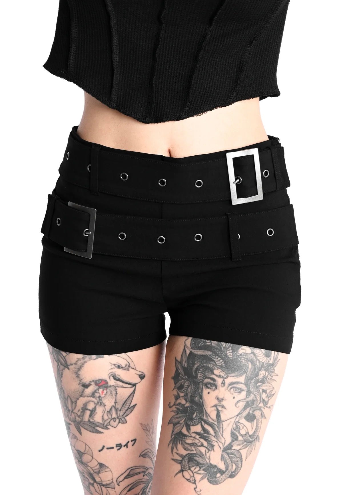 Foxblood - Paxton Black - Shorts | Women-Image