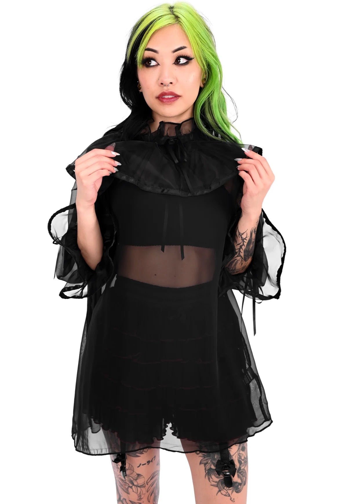 Foxblood - Marcellia Tunic Black - Blouse | Women-Image