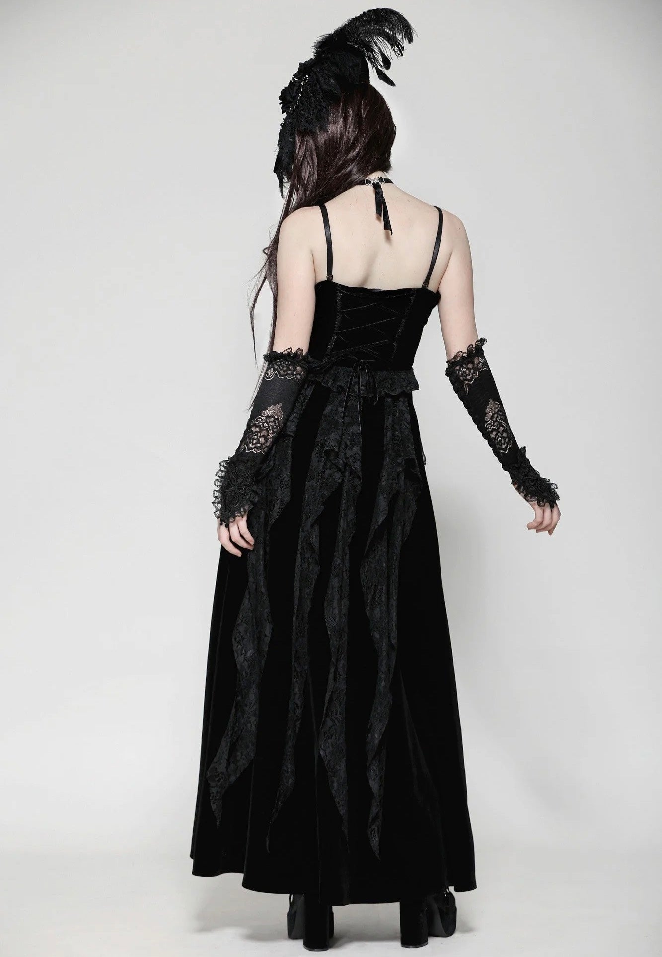 Dark In Love - Romantic Gothic Sexy Hollow Waist - Dress | Nuclear Blast