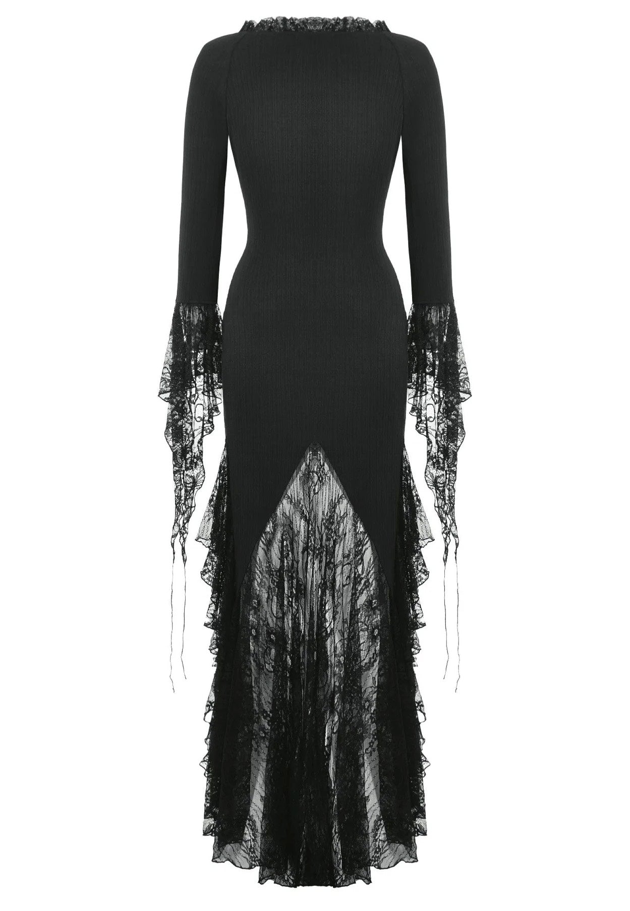 Dark In Love - Sexy Witch Asymmetrical Long - Dress | Women-Image