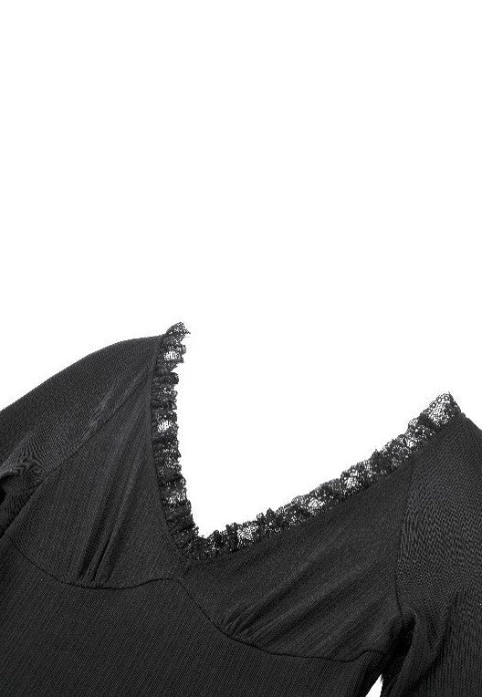 Dark In Love - Sexy Witch Asymmetrical Long - Dress | Women-Image