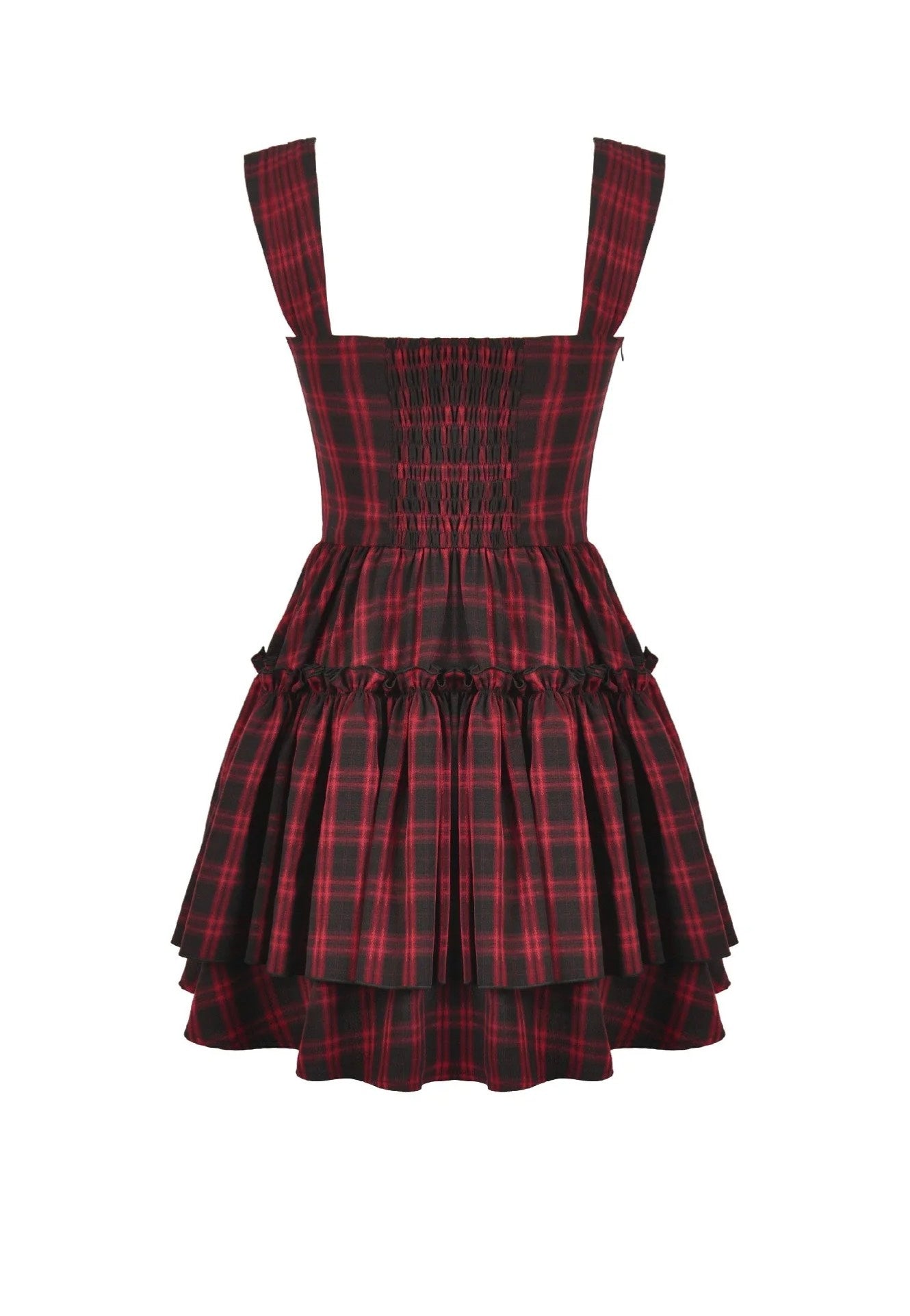 Dark In Love - Christmas Plaid Layered Cake - Dress | Women-Image