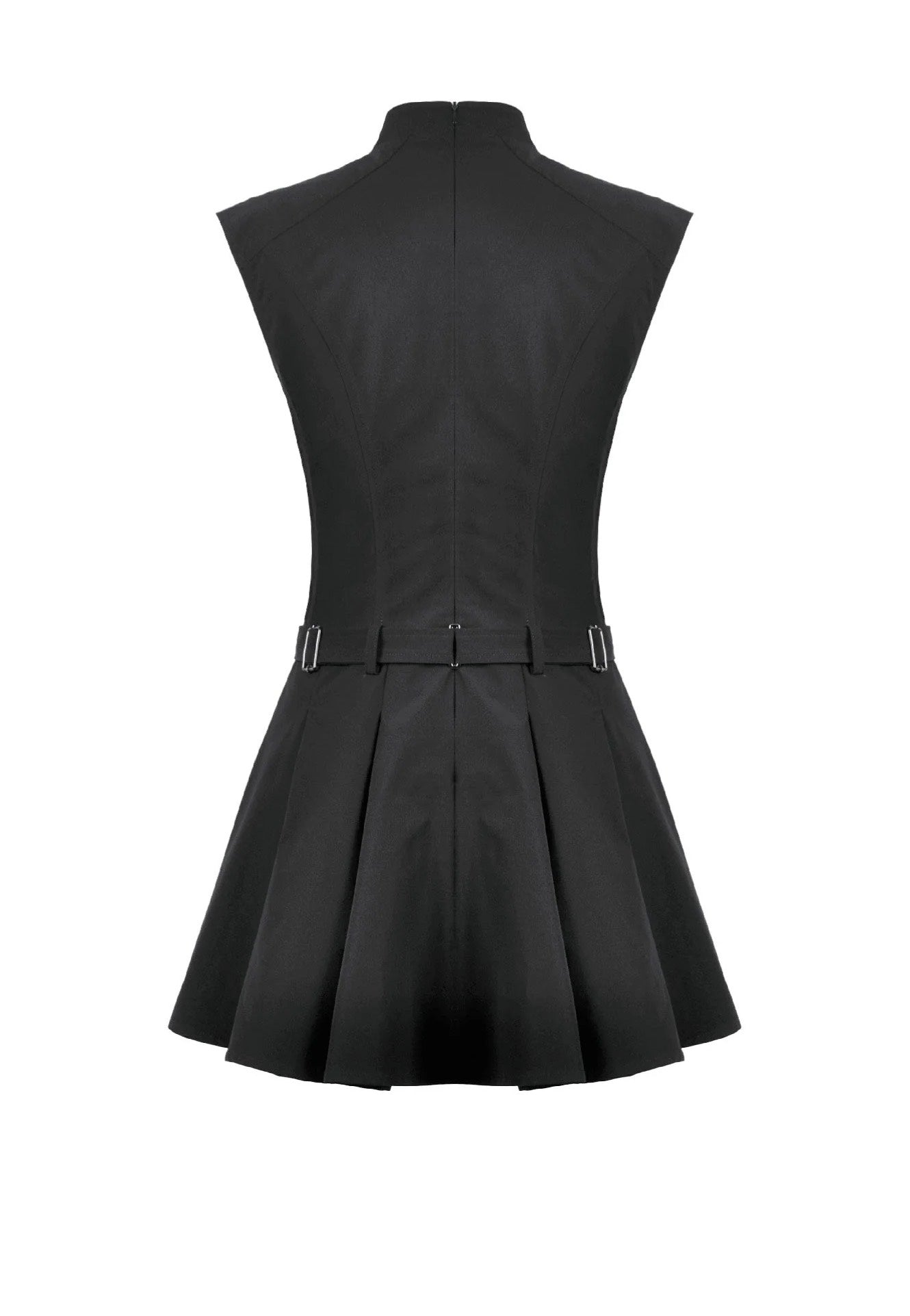 Dark In Love - Punk Studded Asymmetrical - Dress | Women-Image