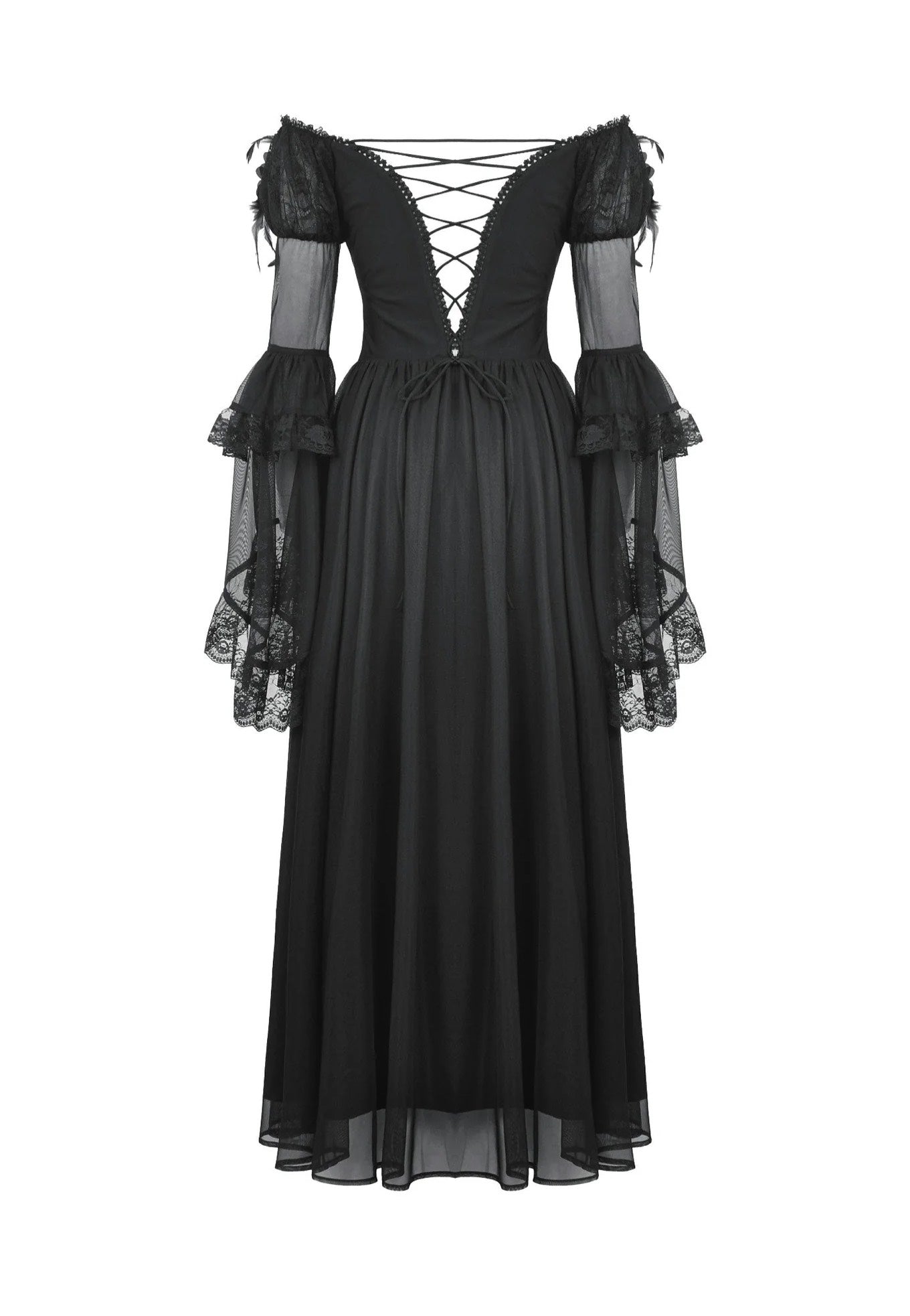 Dark In Love - Gothic Black Tulle Feather Fantasy - Dress | Nuclear Blast Dark In Love - Gothic Black Tulle Feather Fantasy - Dress | Nuclear Blast