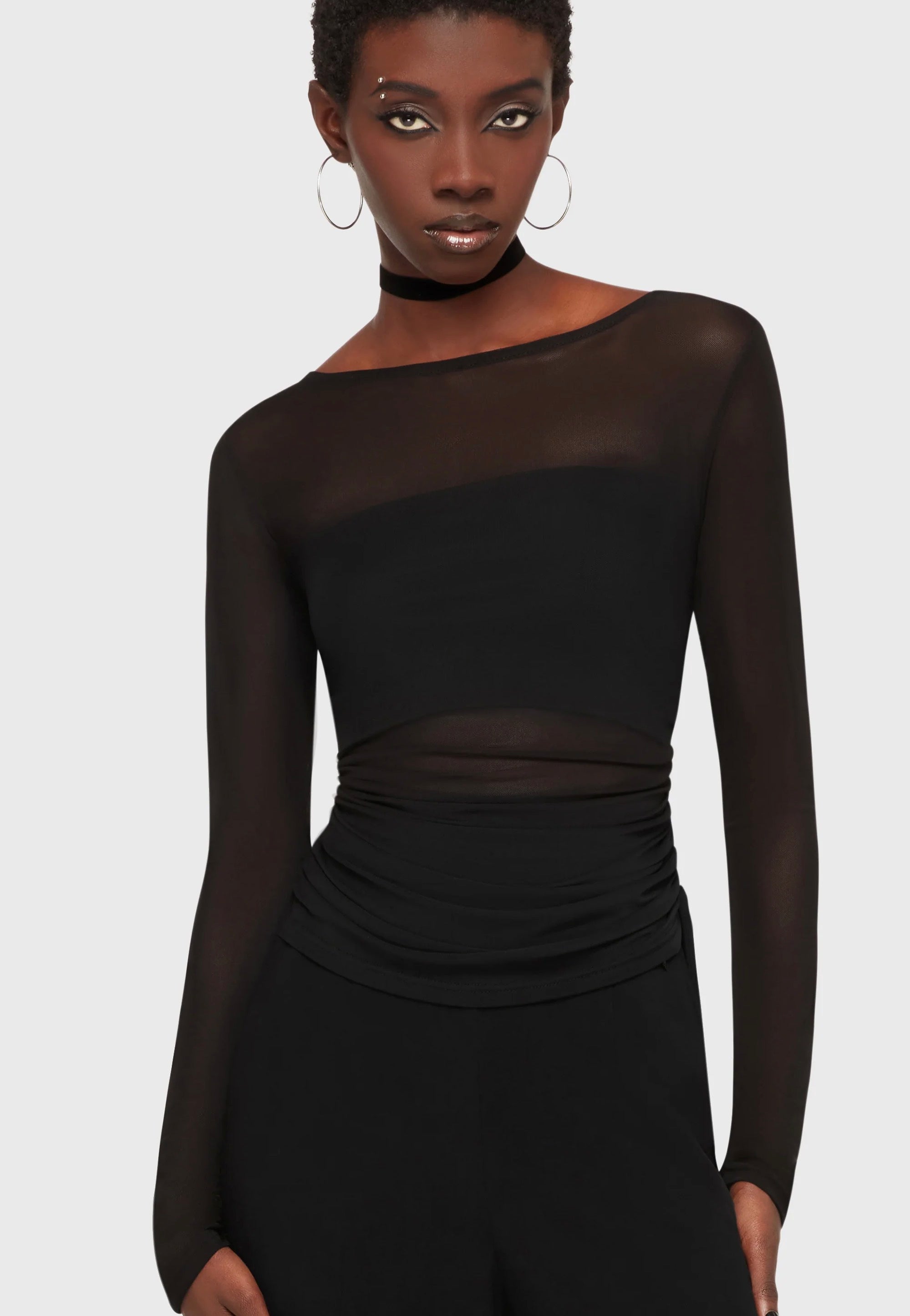 Killstar x Kihilist - Dysmorra Black - Top | Women-Image