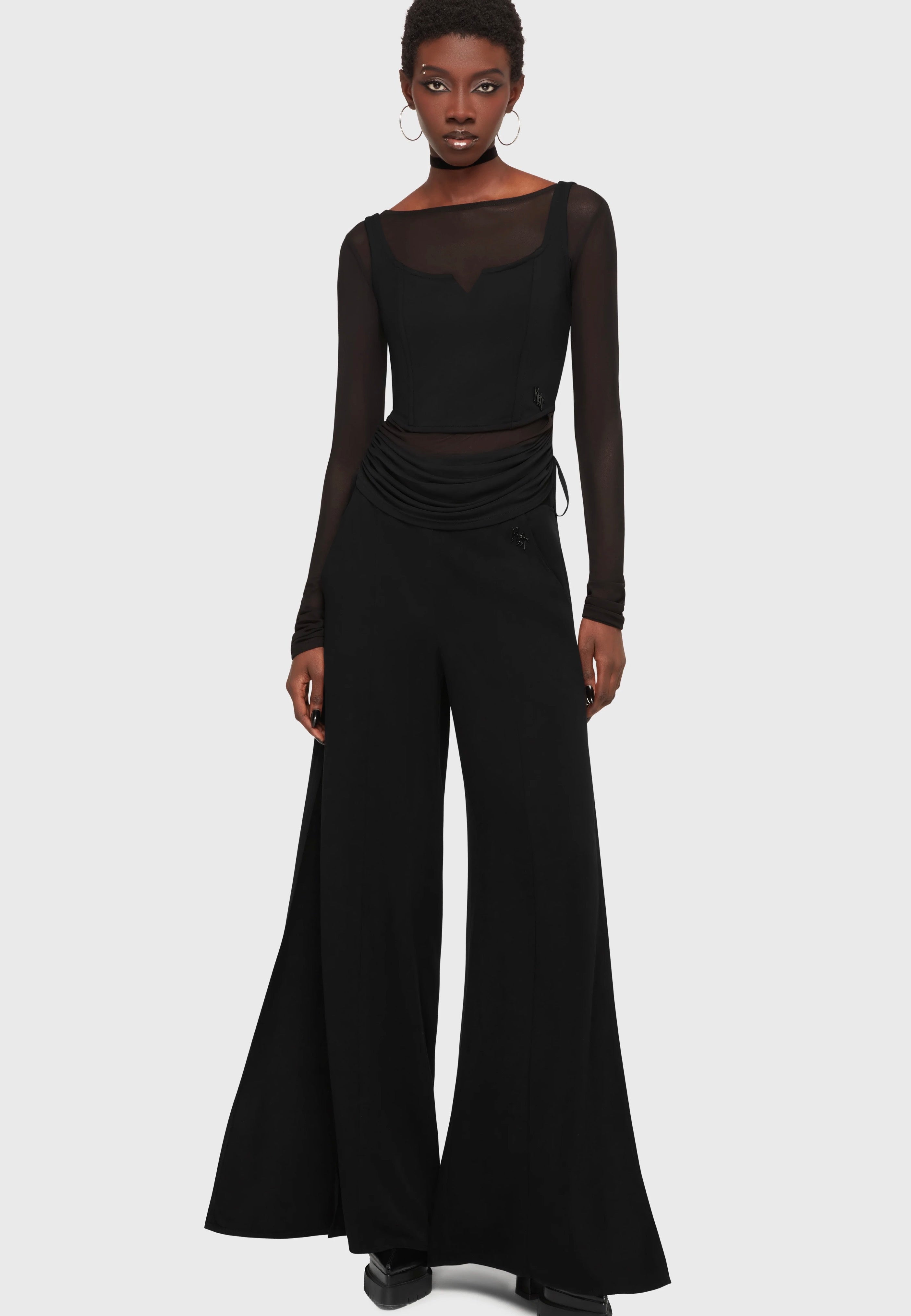 Killstar x Kihilist - Dysmorra Black - Top | Women-Image