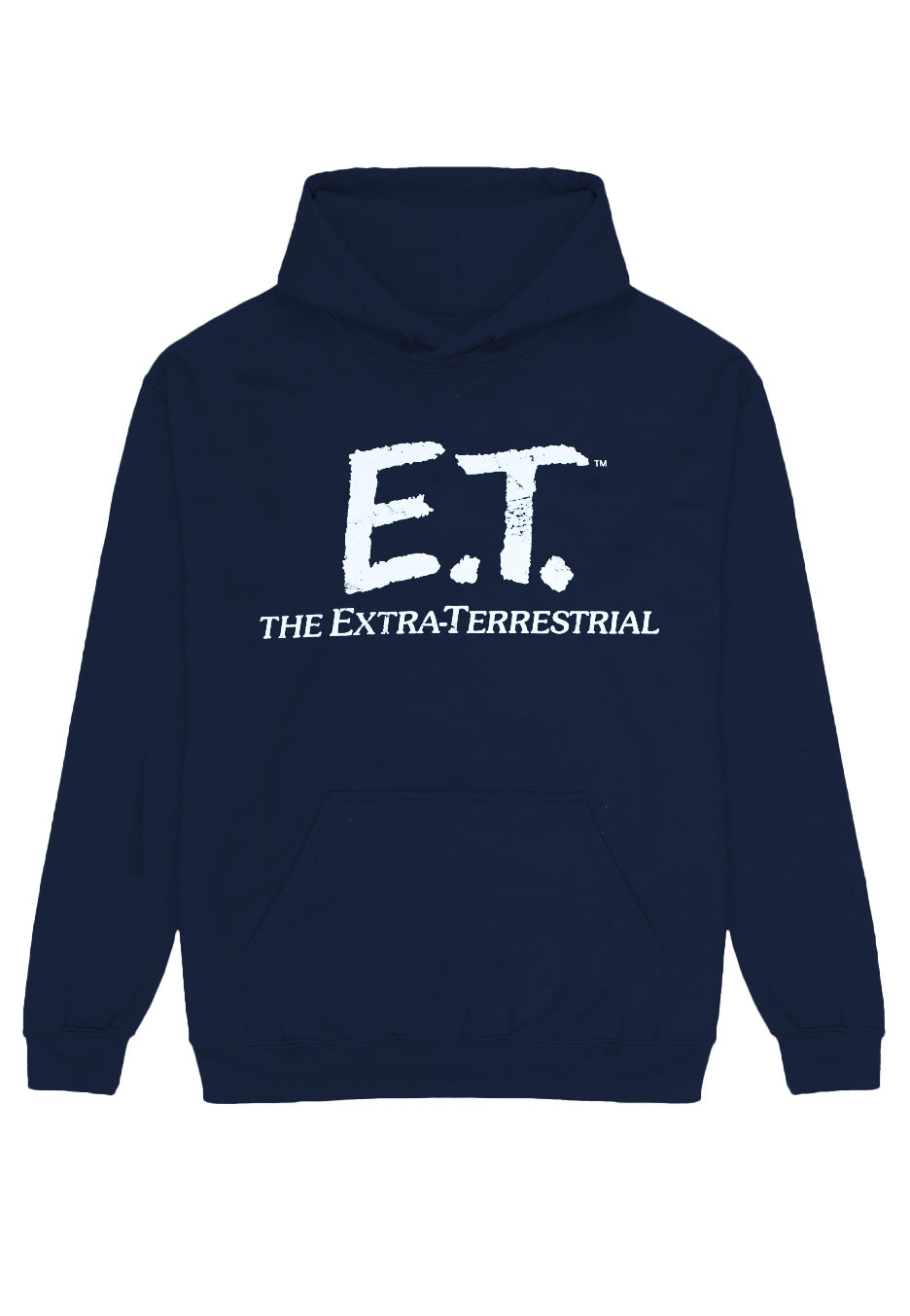 E.T. The Extra Terrestrial - Extra Terrestrial Distressed Navy - Hoodie | Neutral-Image