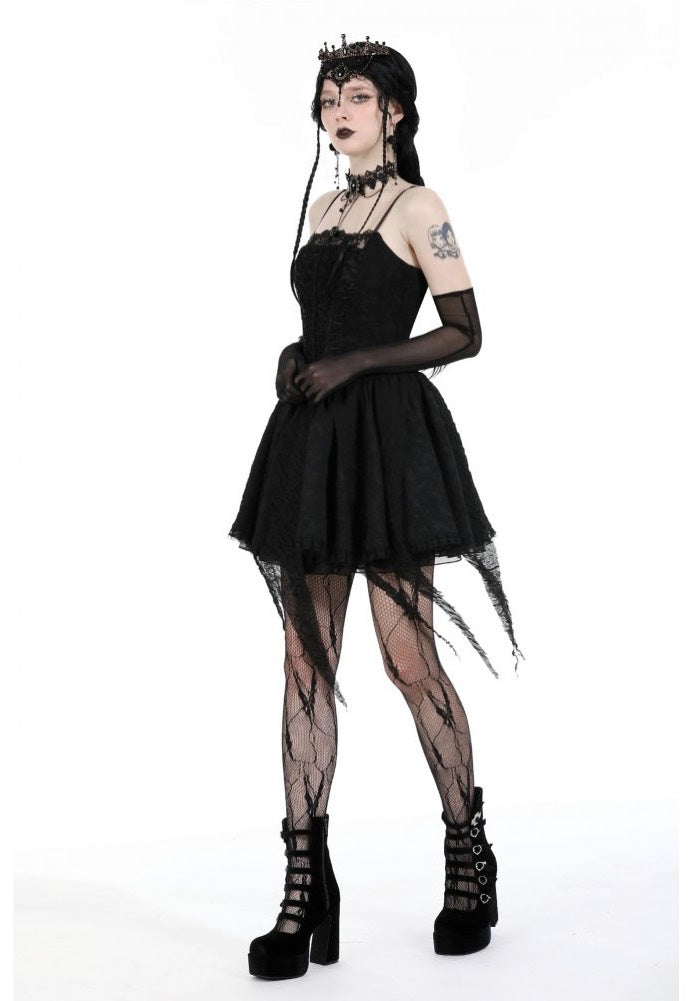 Dark In Love - Gothic Twine Tied The Chest Strap - Dress