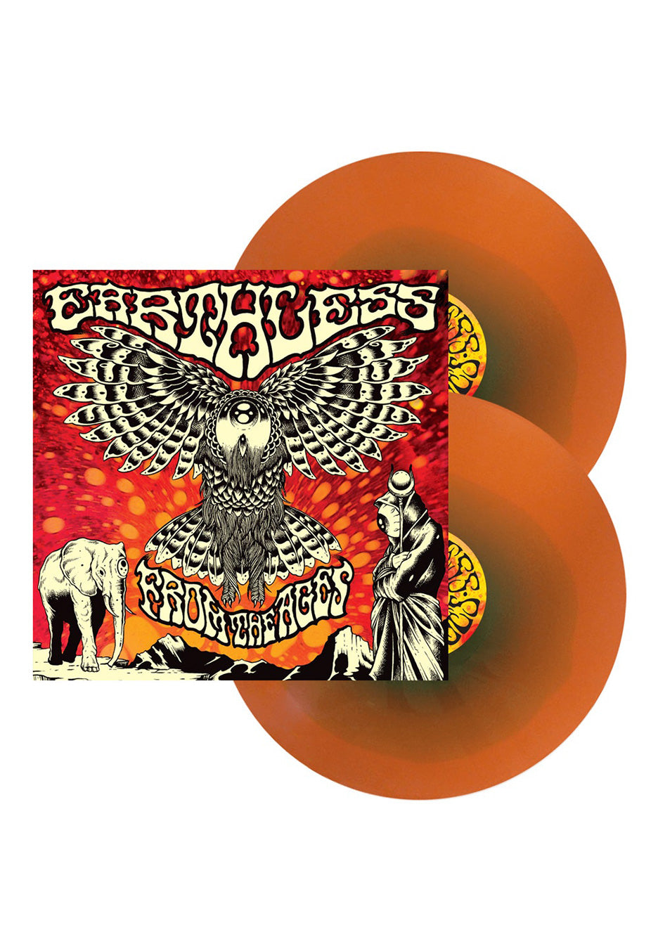 Earthless - From The Ages Blue Orange Crush Swirl - Colored 2 Vinyl
