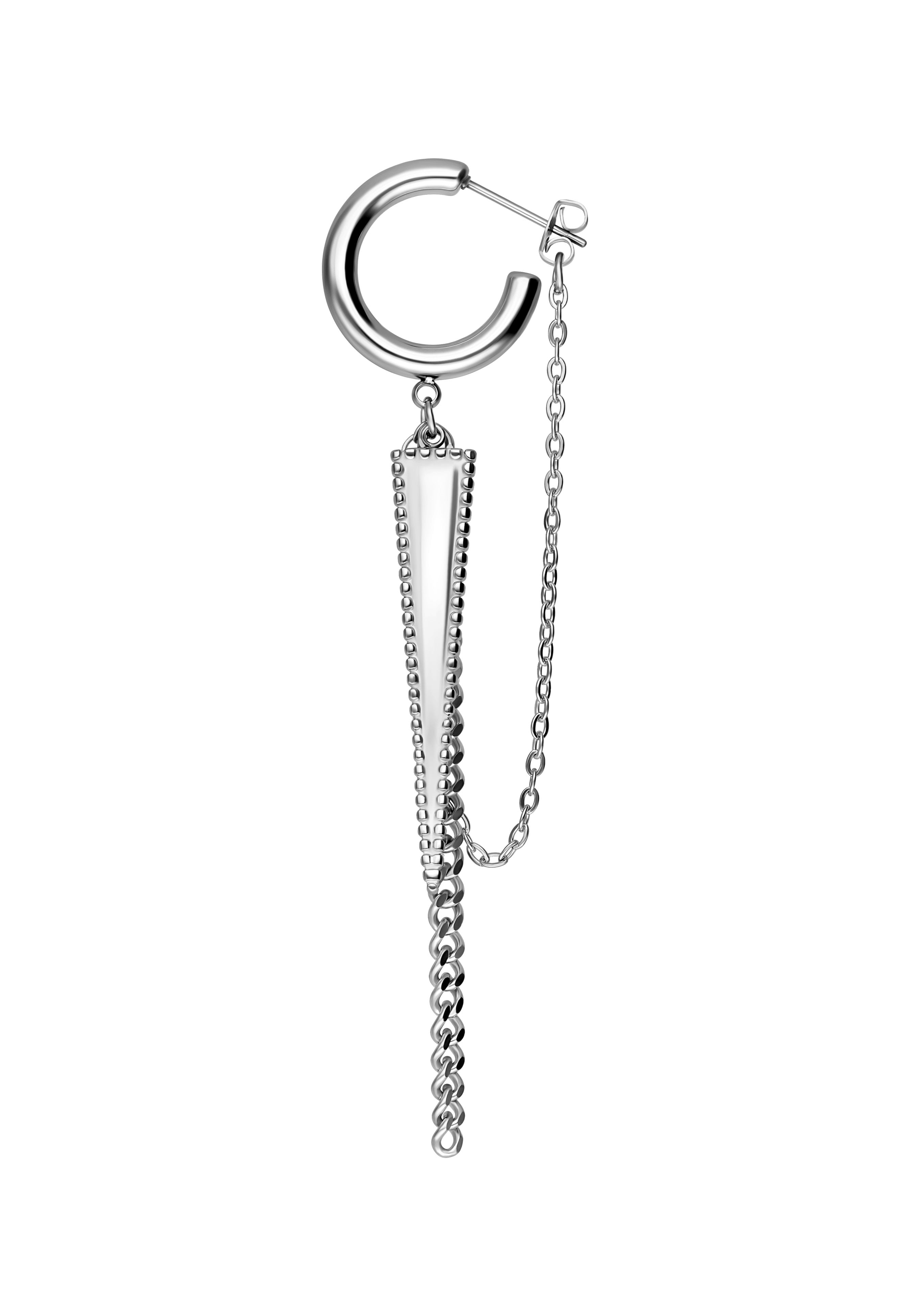 Wildcat - Little Rockin´Triangle Silver - Earrings | Neutral-Image