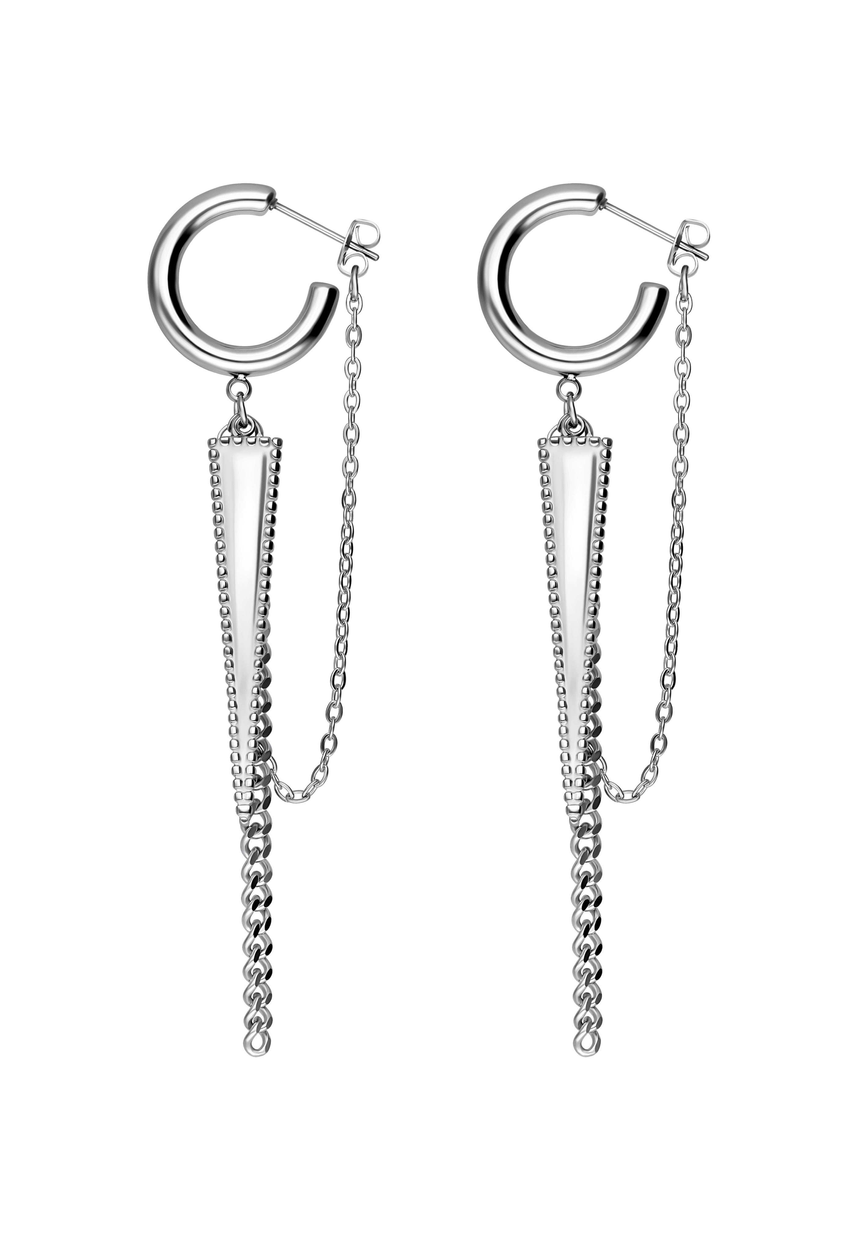 Wildcat - Little Rockin´Triangle Silver - Earrings | Neutral-Image