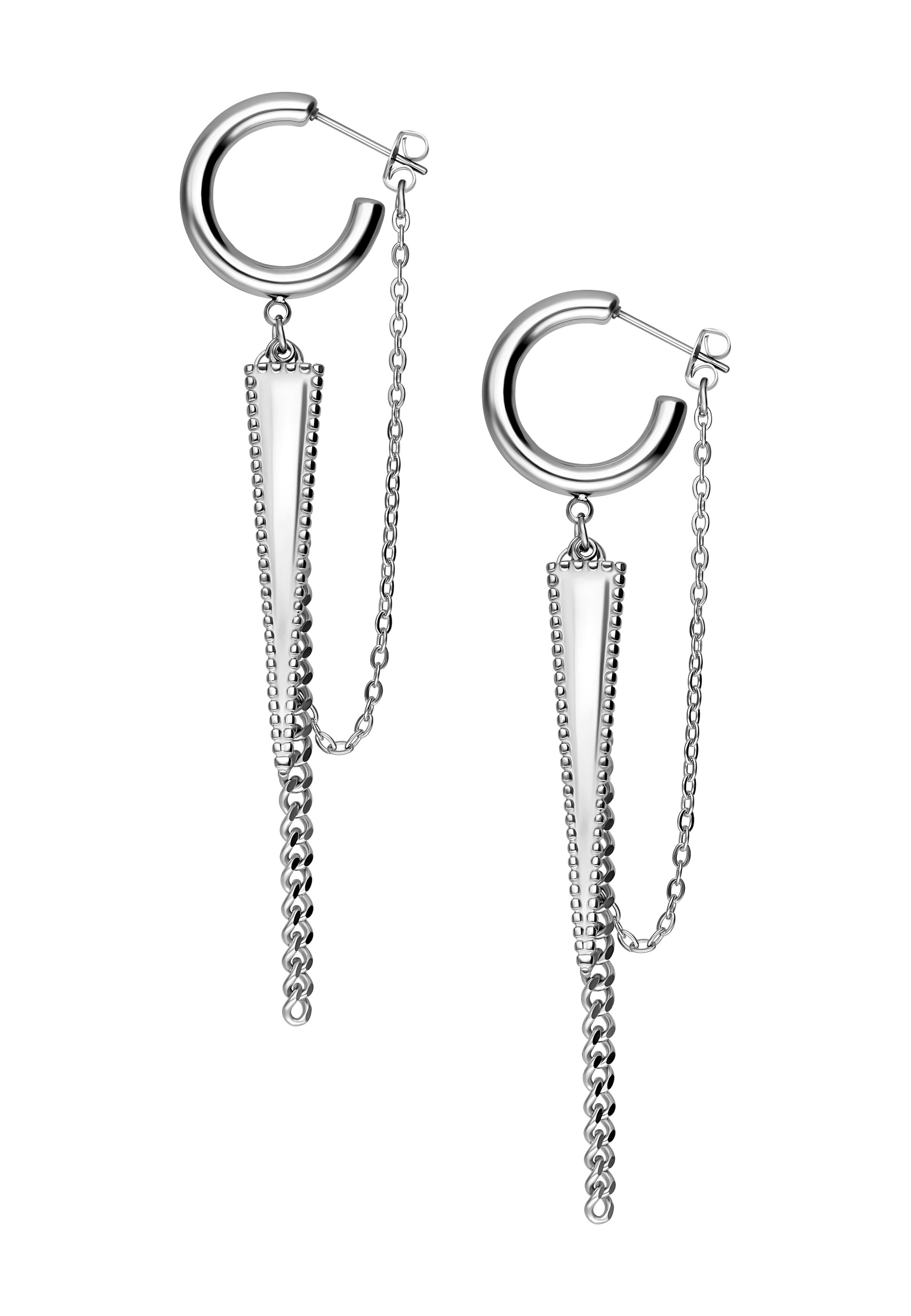 Wildcat - Little Rockin´Triangle Silver - Earrings | Neutral-Image