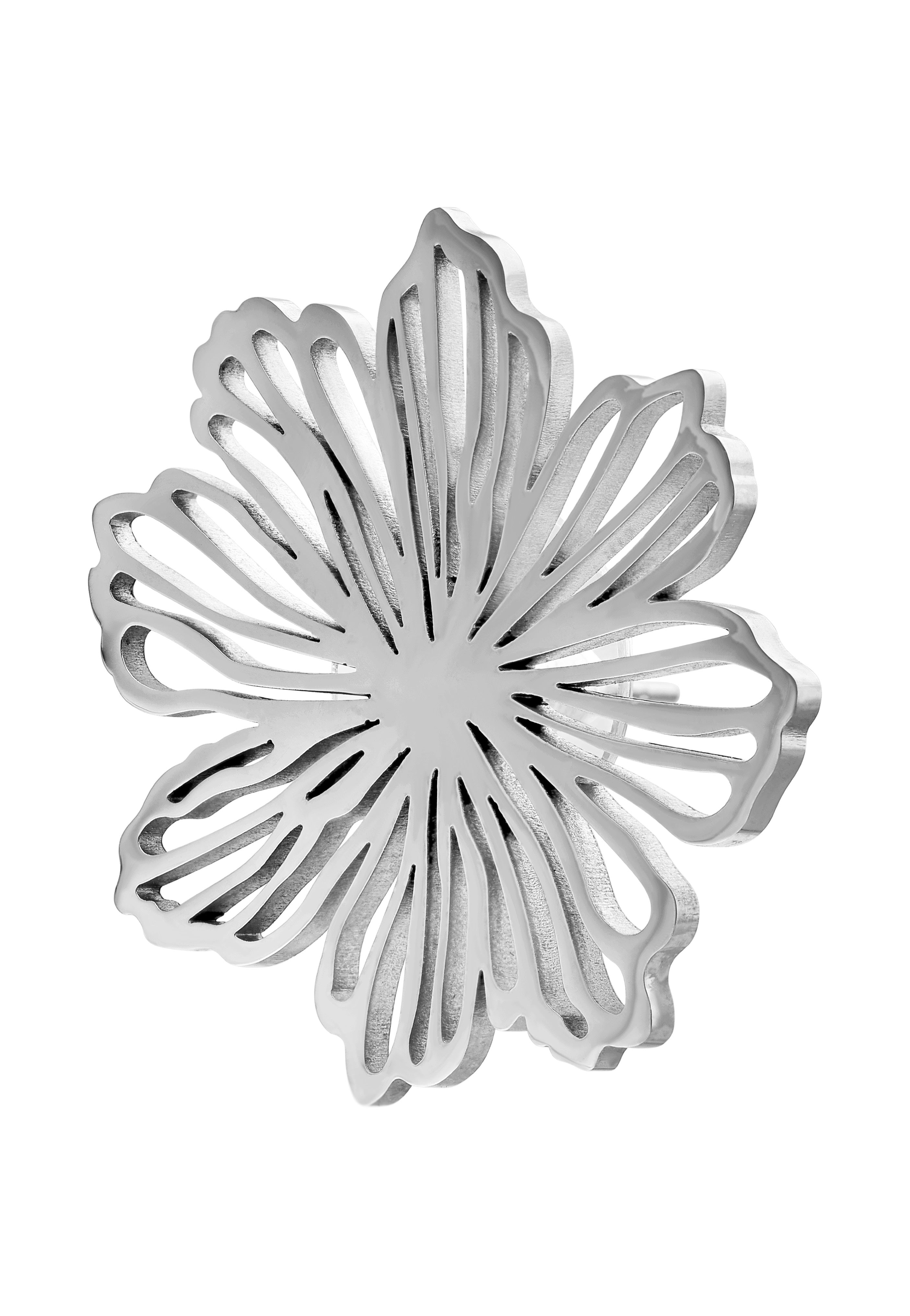 Wildcat - Fine Flower Silver - Earrings | Neutral-Image