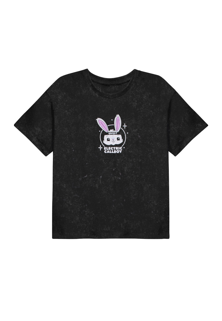 Electric Callboy - Bunny Acid Washed Crop - Girly | Neutral-Image
