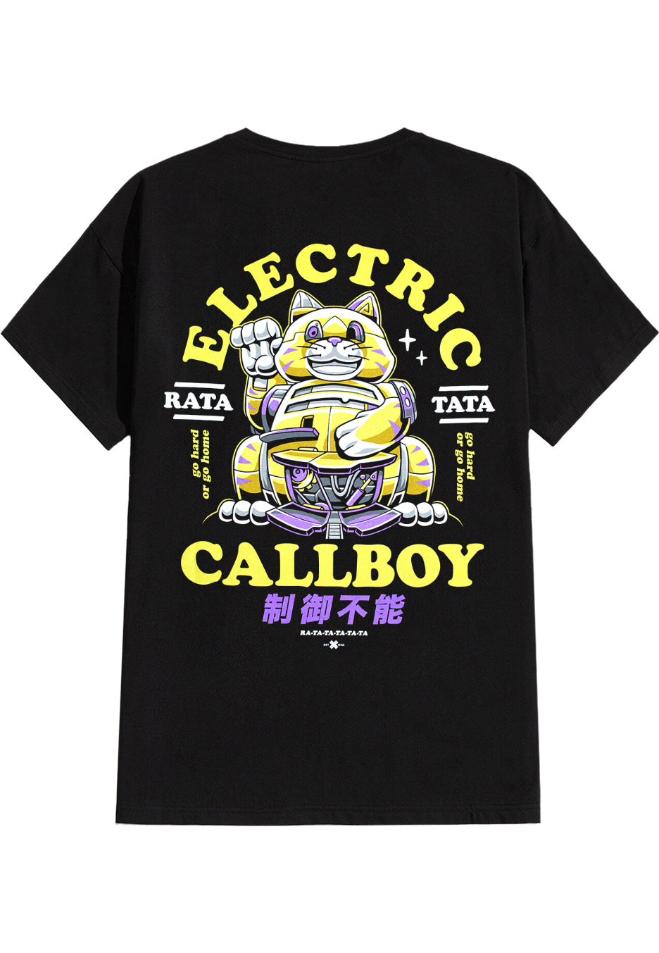 BABYL×ELECTRIC CALLBOY RATATATA Tシャツ Electric Callboy - Ratatata Lucky Cat - T-Shirt | Nuclear Blast