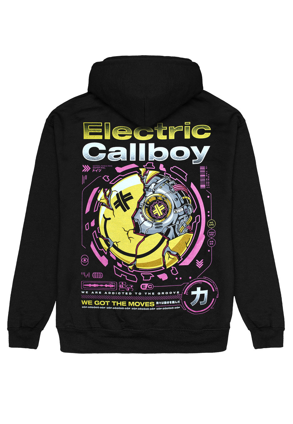 Electric Callboy - Moves Tech Smile - Hoodie | Neutral-Image