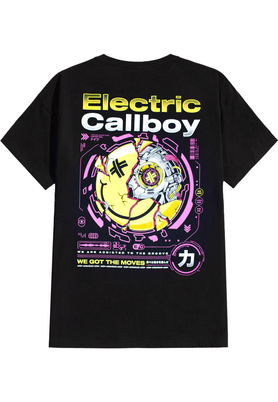 Electric Callboy - Moves Tech Smile - T-Shirt | Neutral-Image