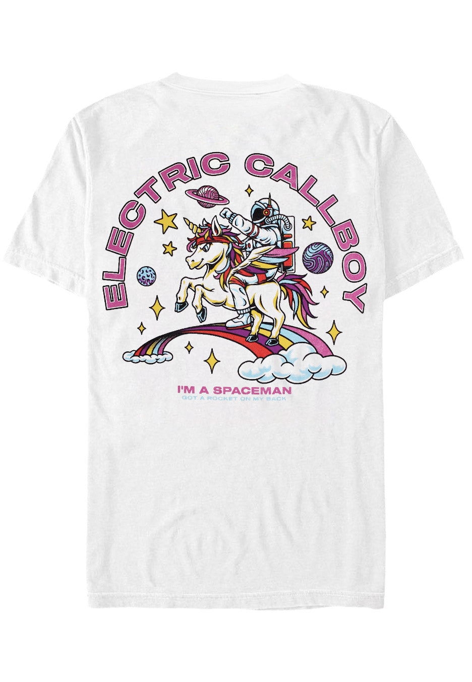 Electric Callboy - Spaceman Unicorn White - T-Shirt | Neutral-Image
