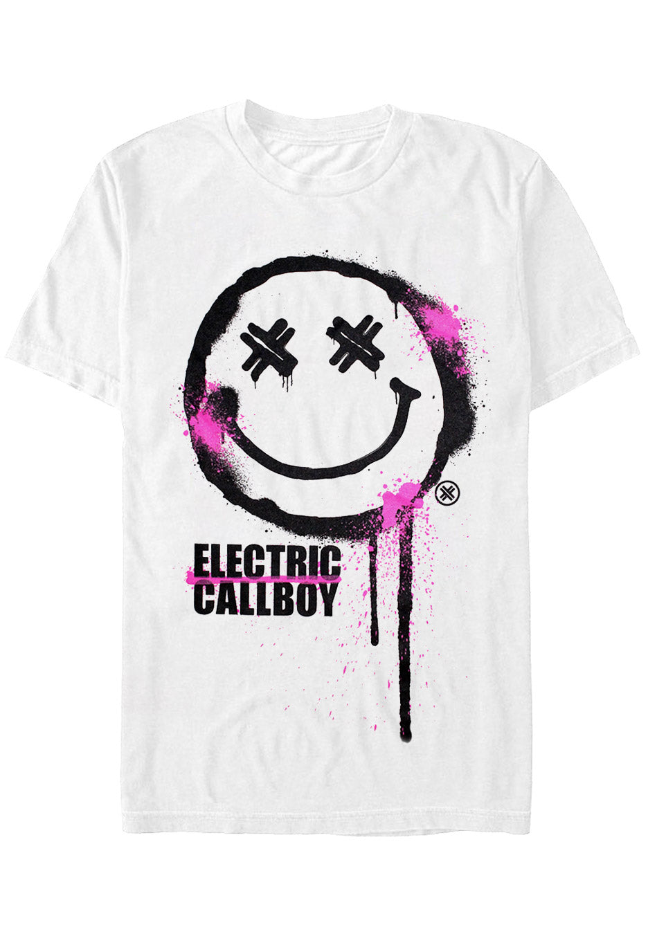 Electric Callboy - Spray Smile White - T-Shirt | Neutral-Image