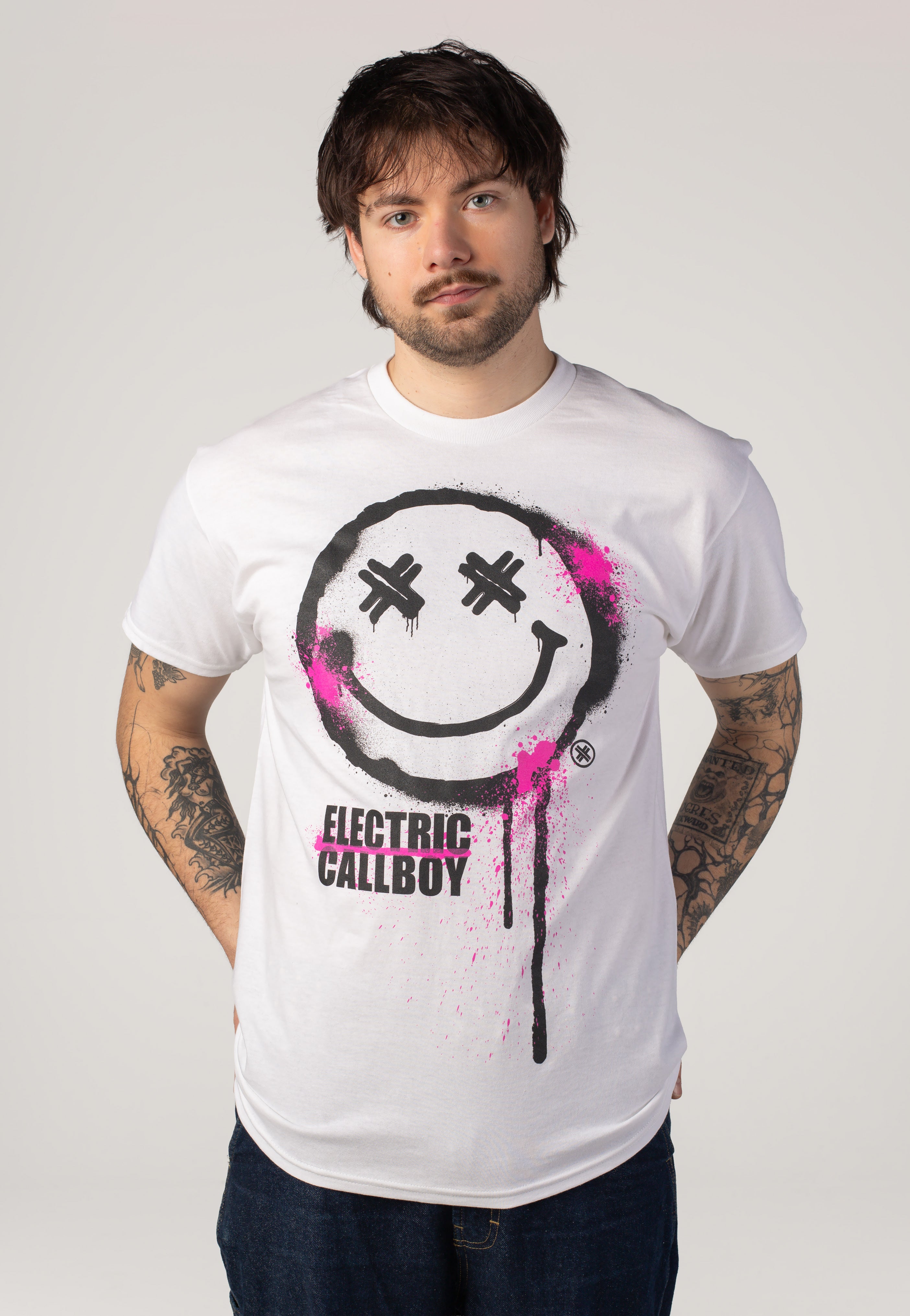 Electric Callboy - Spray Smile White - T-Shirt | Men-Image