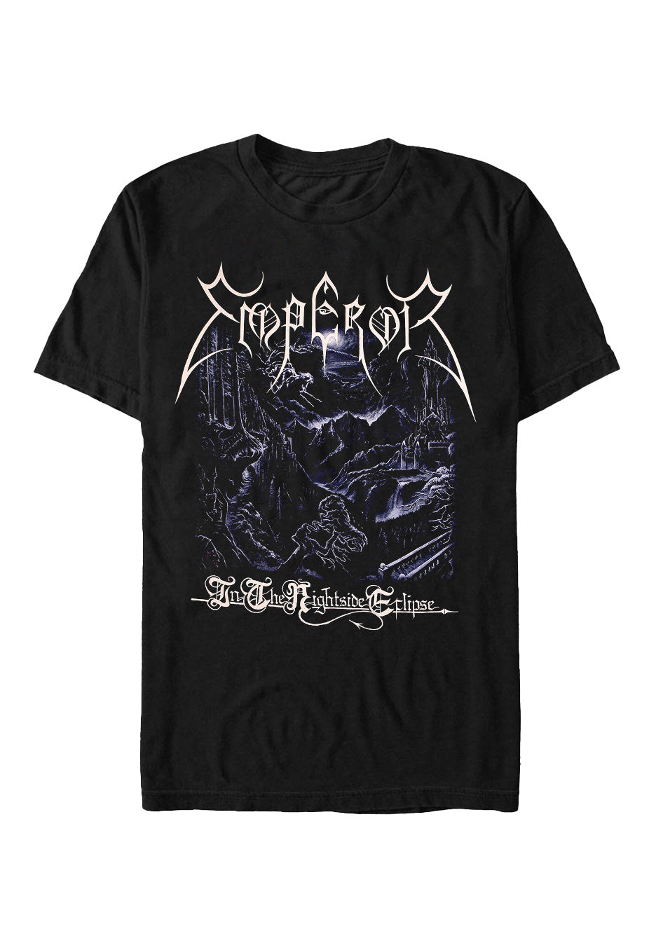 ع*ر様 激レア 90s EMPEROR L/S T-shirt L t Vintage 90s Emperor Reverence Black Metal Concert Band Shirt