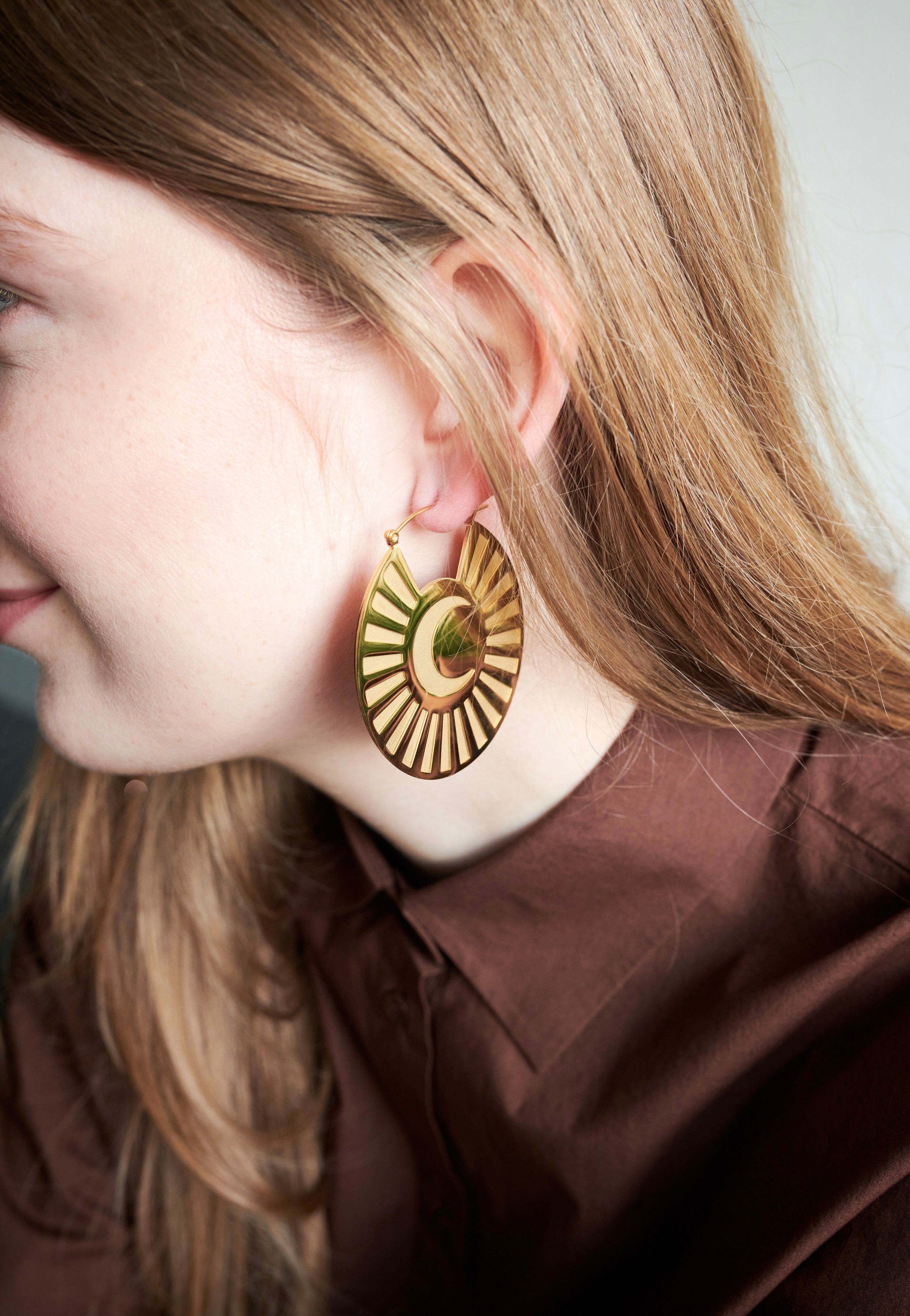 Wildcat - Moonshine Gold - Earrings | Neutral-Image