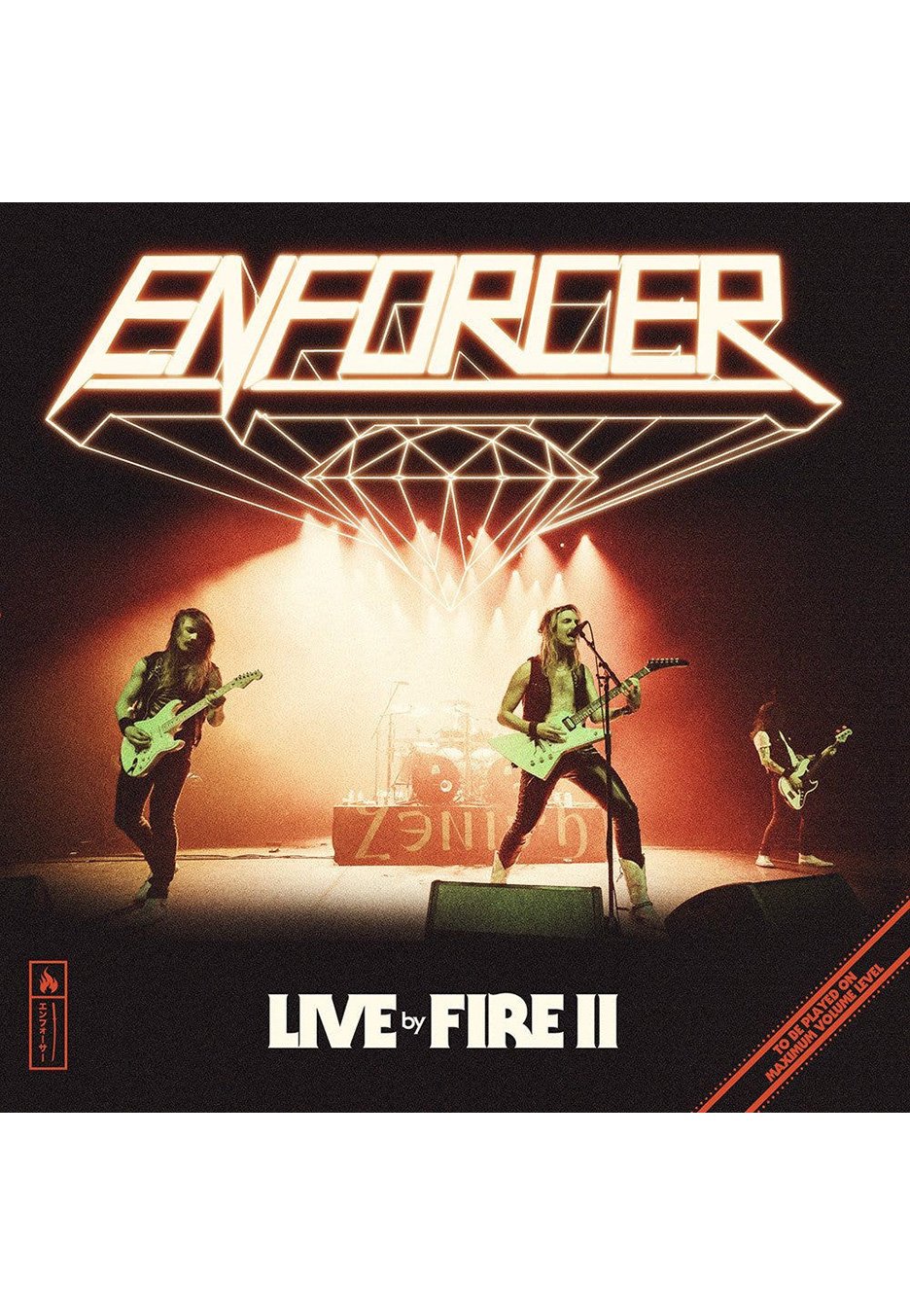 Enforcer - Live By Fire II Fluorescent Orange - Colored 2 Vinyl