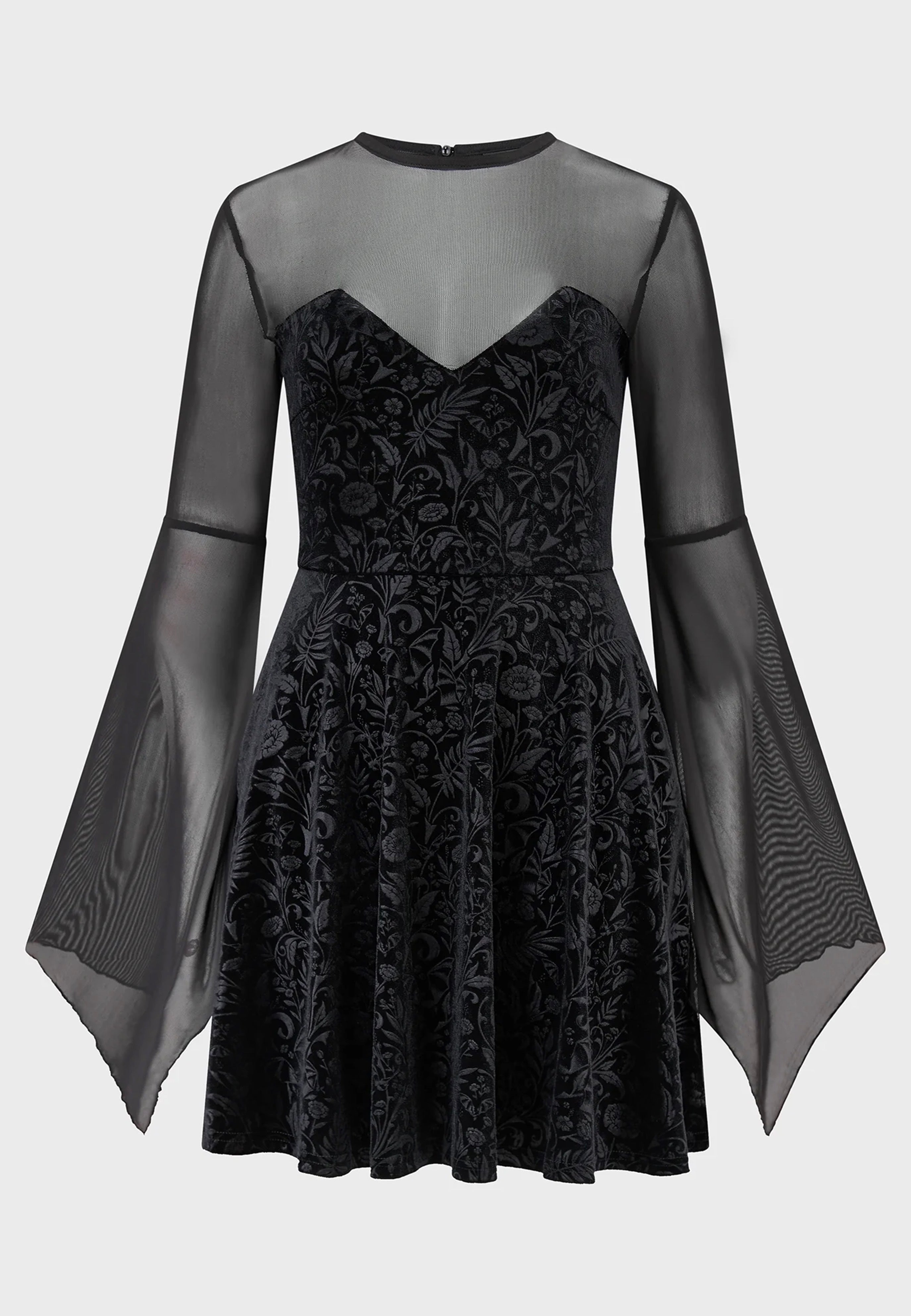 Killstar x Moonbloom - Enigma Garden Black - Dress | Women-Image
