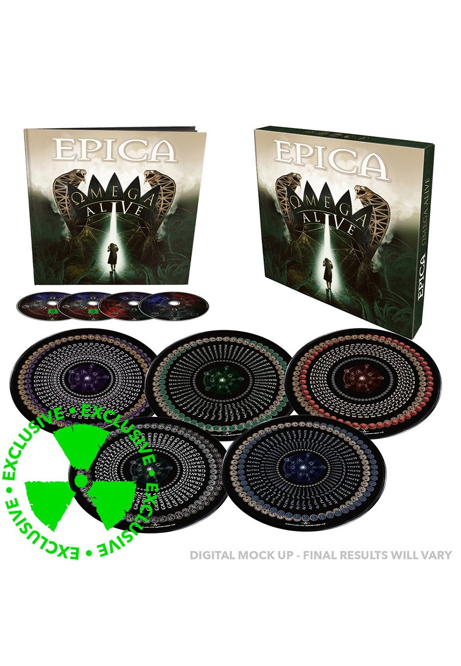 Epica - Omega Alive Ltd. - Picture Vinyl Boxset