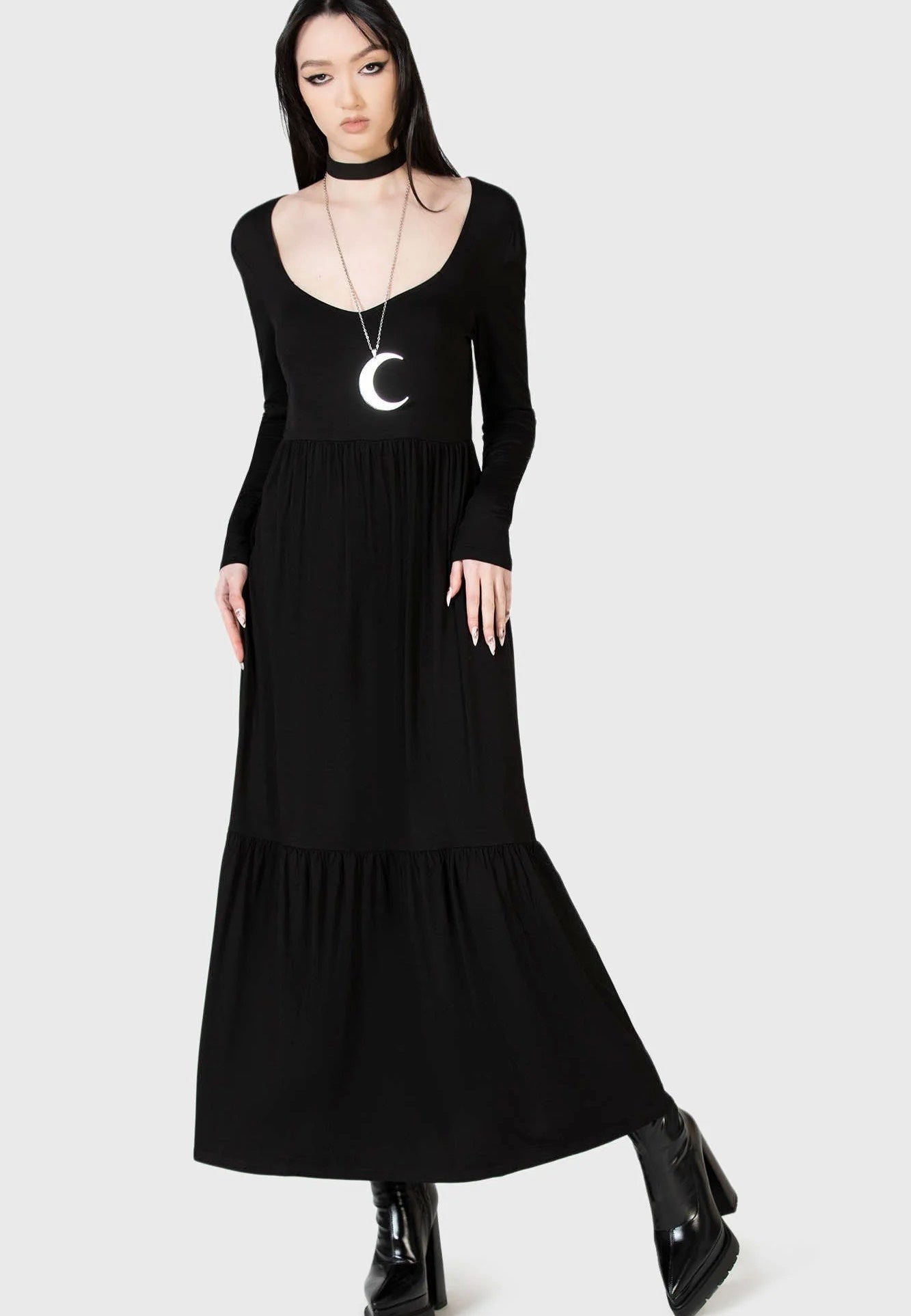 Killstar - Eris Maxi Black - Dress